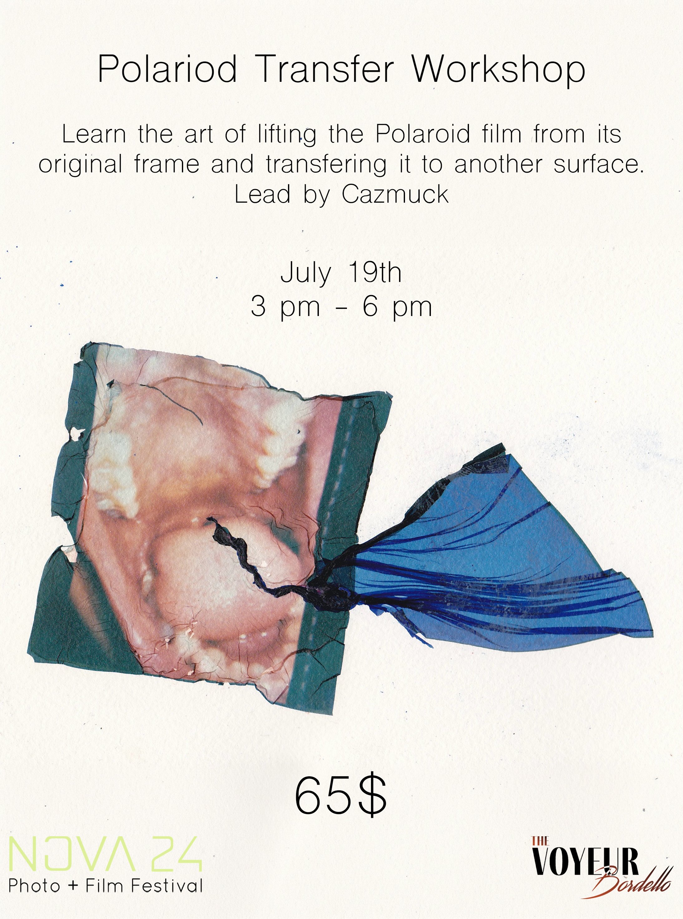 Polaroid Workshop w/ Cazmuck @ The Voyeur Bordello 