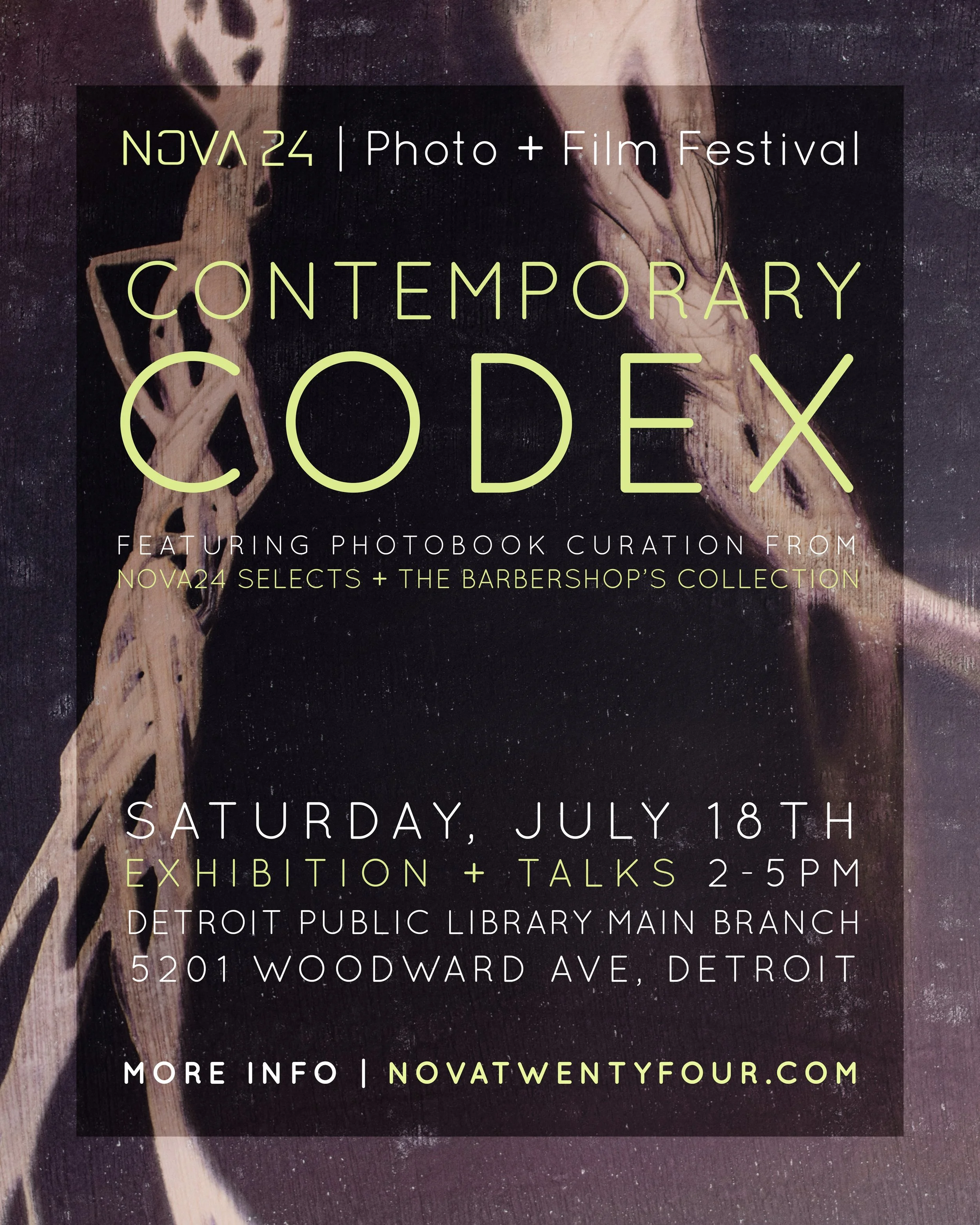 Contemporary Codex | Photobooks from NOVA24 Selects + The Barbershop @ Detroit Public Library