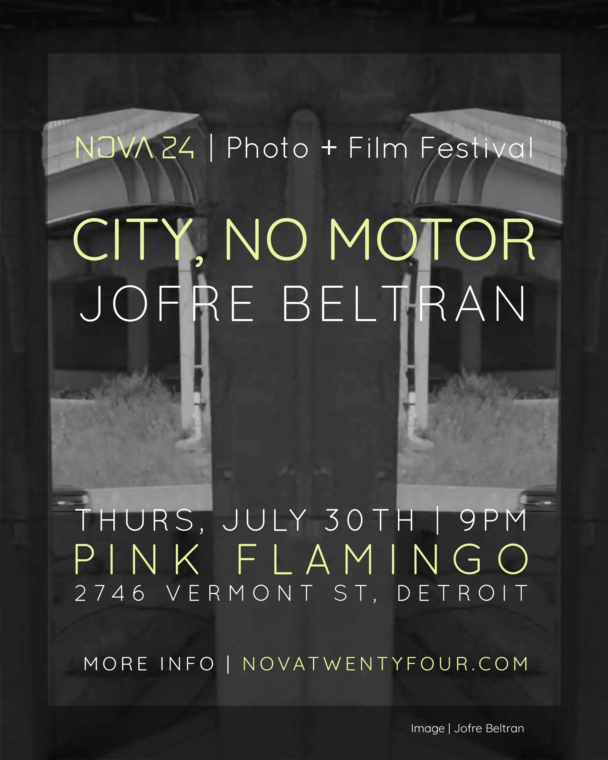 City, No Motor Screening @ Pink Flamingo