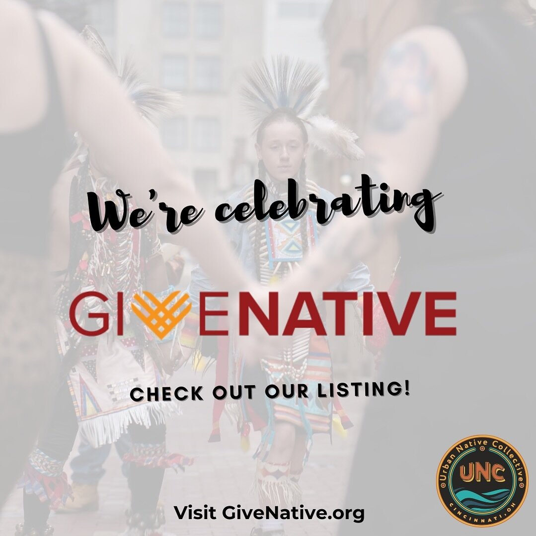 ✊🏾Today is Giving Tuesday! ✊🏽 
We&rsquo;re excited to be a part of the #GiveNative list for Native-led, Native-serving non-profits! Join Urban Native Collective in making a powerful impact in our community. Your support can help us continue our mis