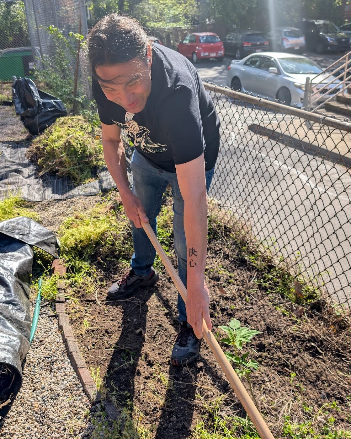 What an exciting day prepping our garden at @caincincy ! 🪏 

Next step is soil remediation before our plant and seed relatives can go in the ground!🌱

We can&rsquo;t thank our volunteers enough, and are grateful to be in collaboration with @old_gro