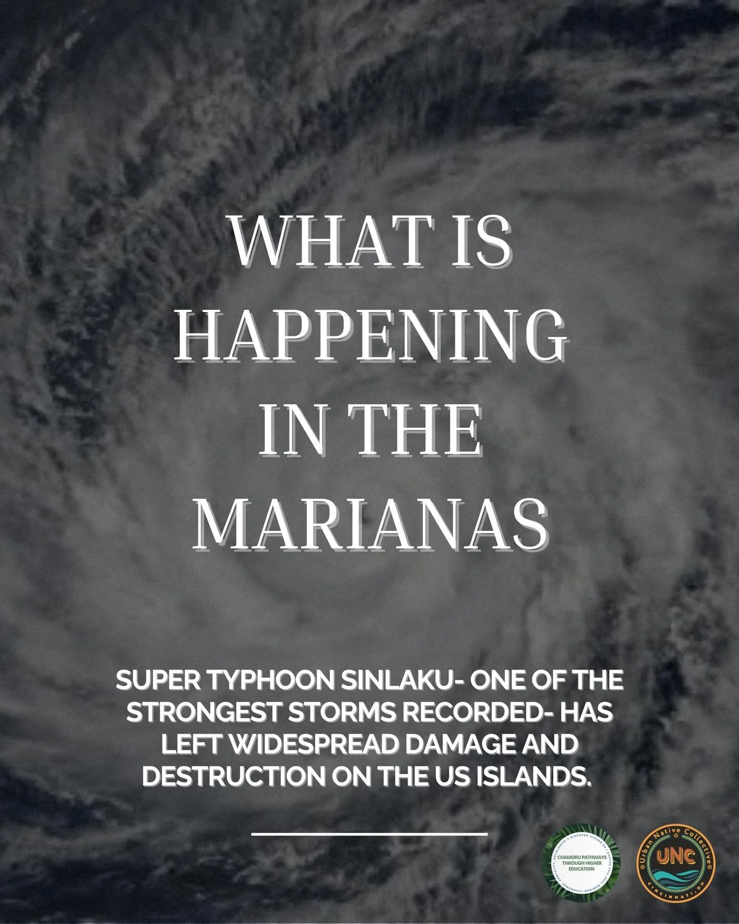 What&rsquo;s happening in the Marianas? 🌀⚠️

Super Typhoon Sinlaku recently tore through the Northern Mariana Islands with 160+ mph winds, leaving homes roofless and thousands in emergency shelters. 
But this isn&rsquo;t just a &ldquo;natural disast