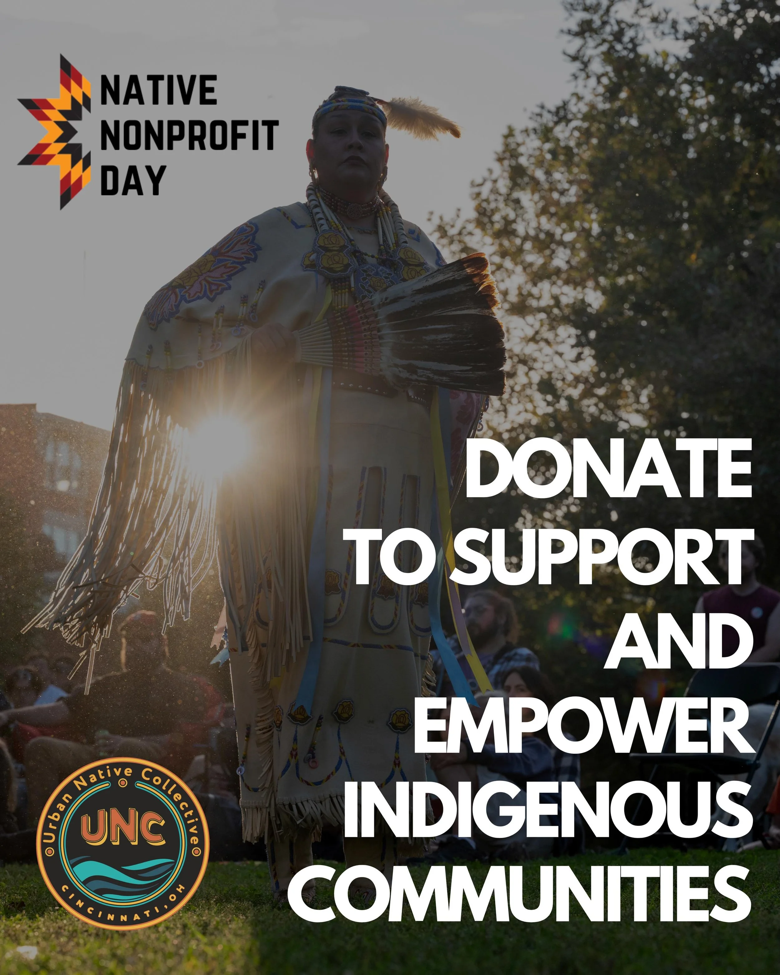 Hey relatives!

Today on #NativeNonprofitDay, we celebrate the vital role Native-led organizations play in healing, uplifting, and strengthening our communities.

At the Urban Native Collective, our work is about reclaiming space, honoring our ancest