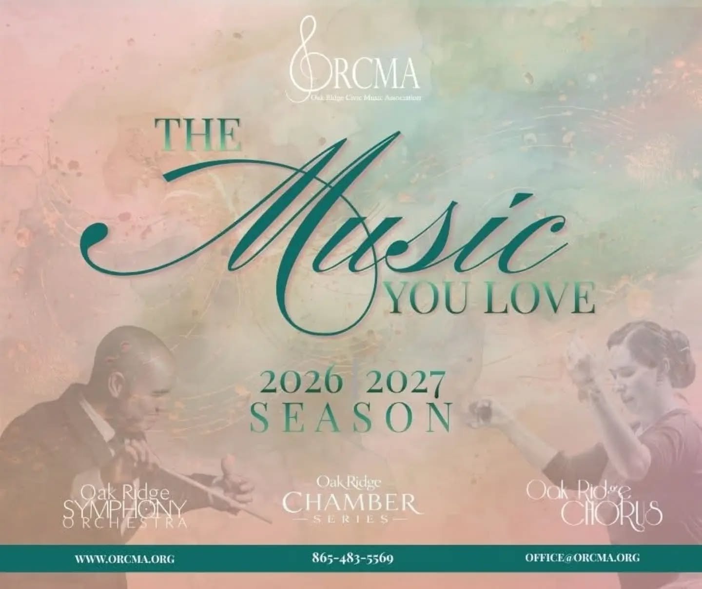 🎉 Oak Ridge Symphony's 26&ndash;27 Season is here! 

My first season as Music Director includes five unforgettable concerts:

🎼 Season Opener &mdash; Beethoven Symphony No. 7

🎃 October | Family Concert &mdash; The Conductor's Spellbook 

🎶 March