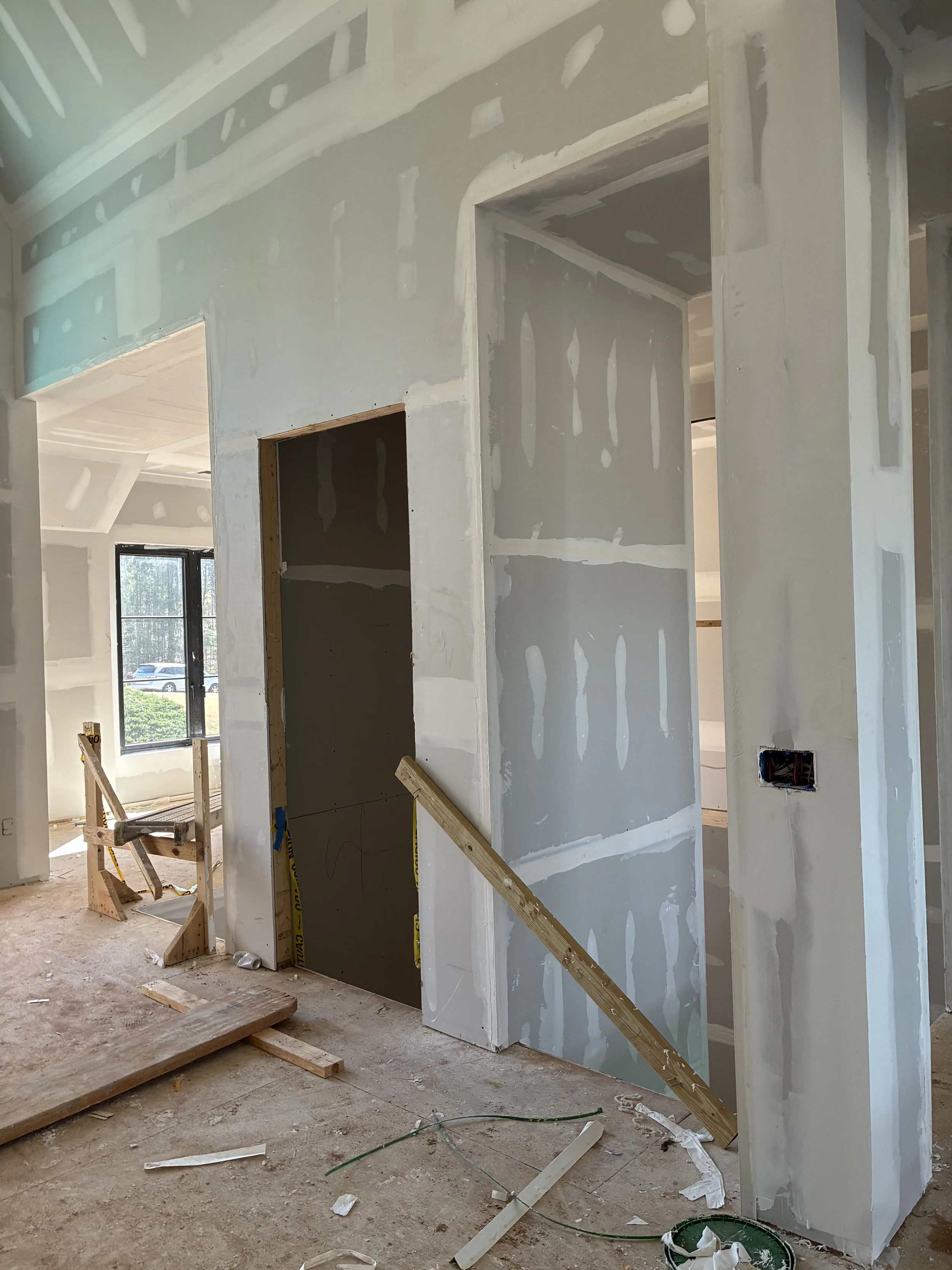 Elevator Hoistway in New Home Construction