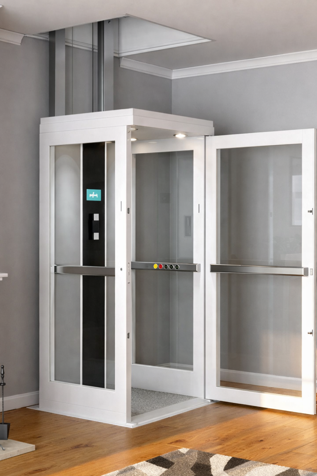 Pollock Shaftless Elevator, Home Elevator, affordable shaftless elevator, affordable shaftless elevator.