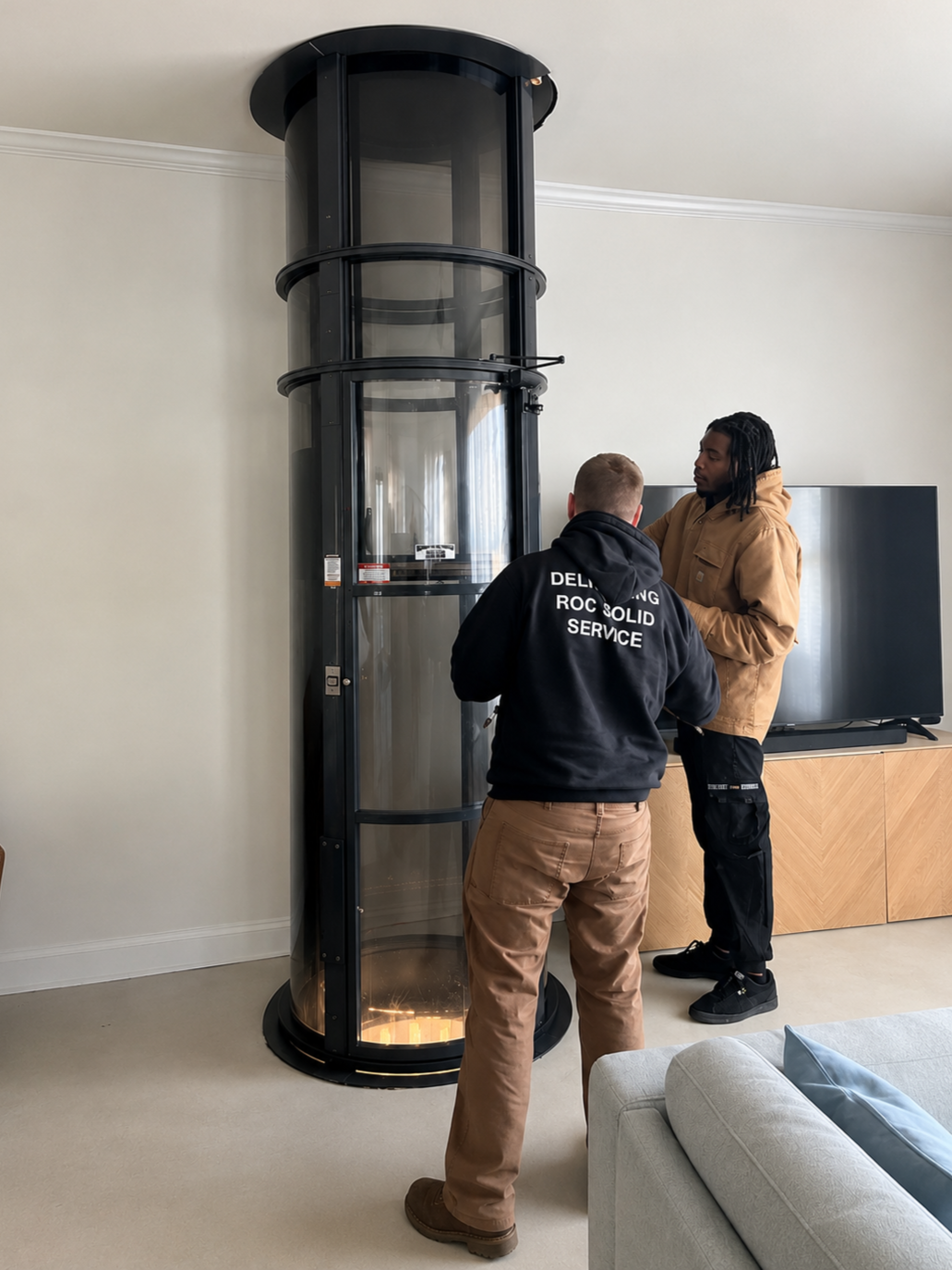 ROC Elevator Maintenance Check on PVE Residential Elevator