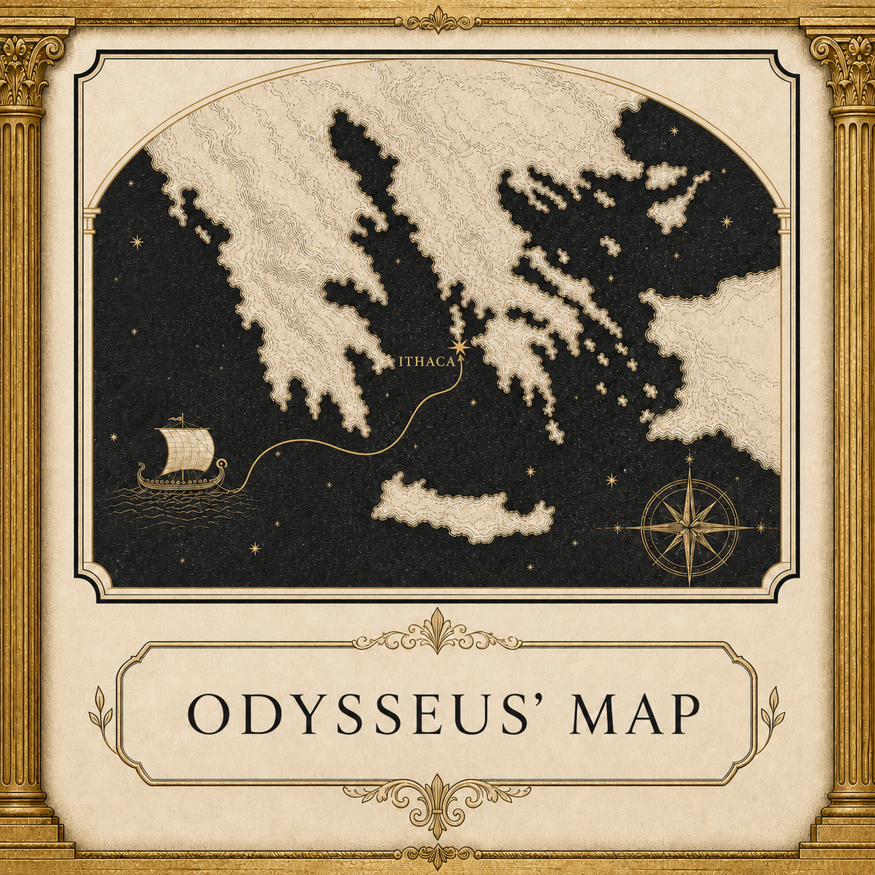 Personalized Odyssey Map Outline