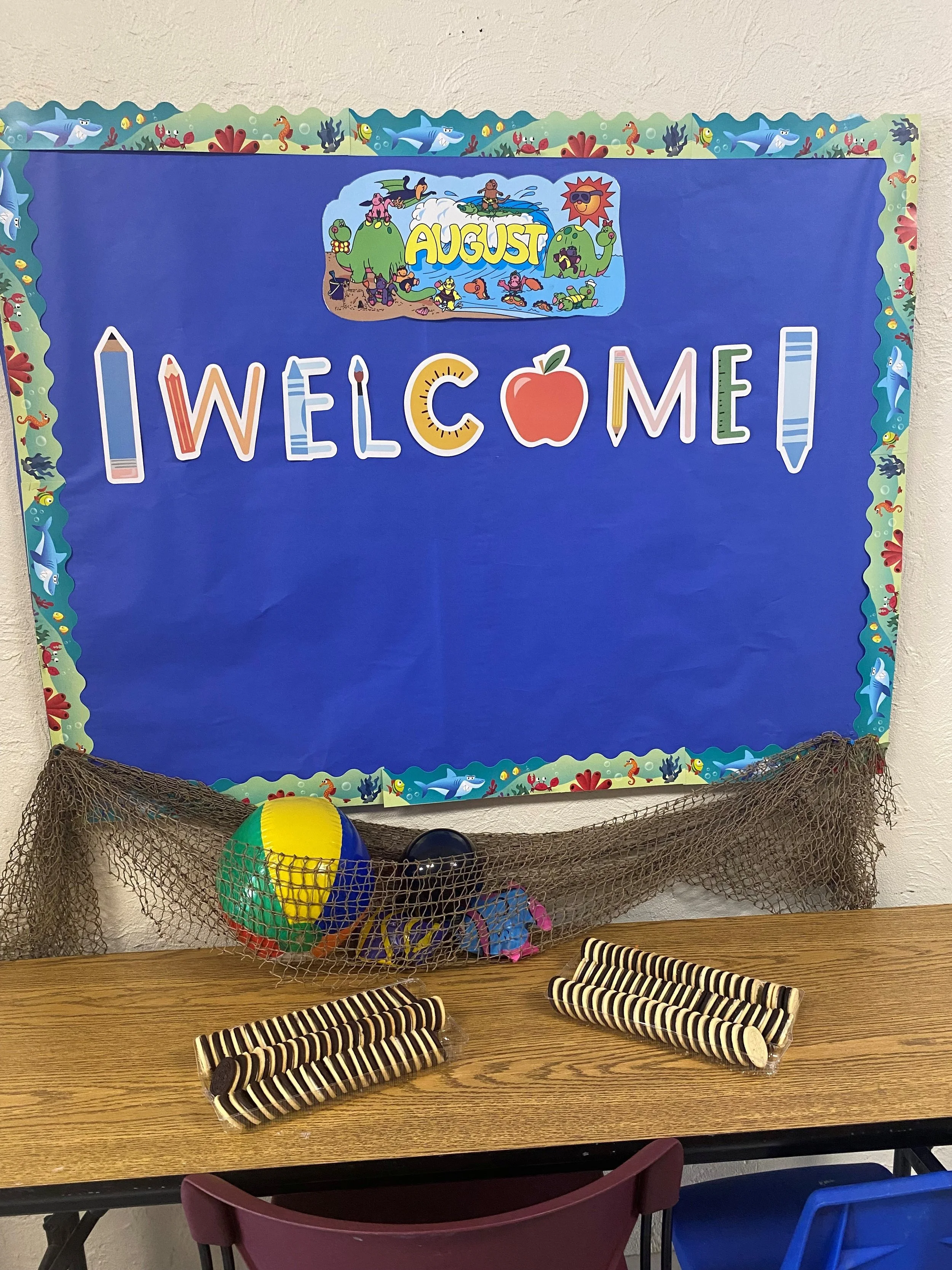 2025 BTS Welcome sign and cookies.jpg