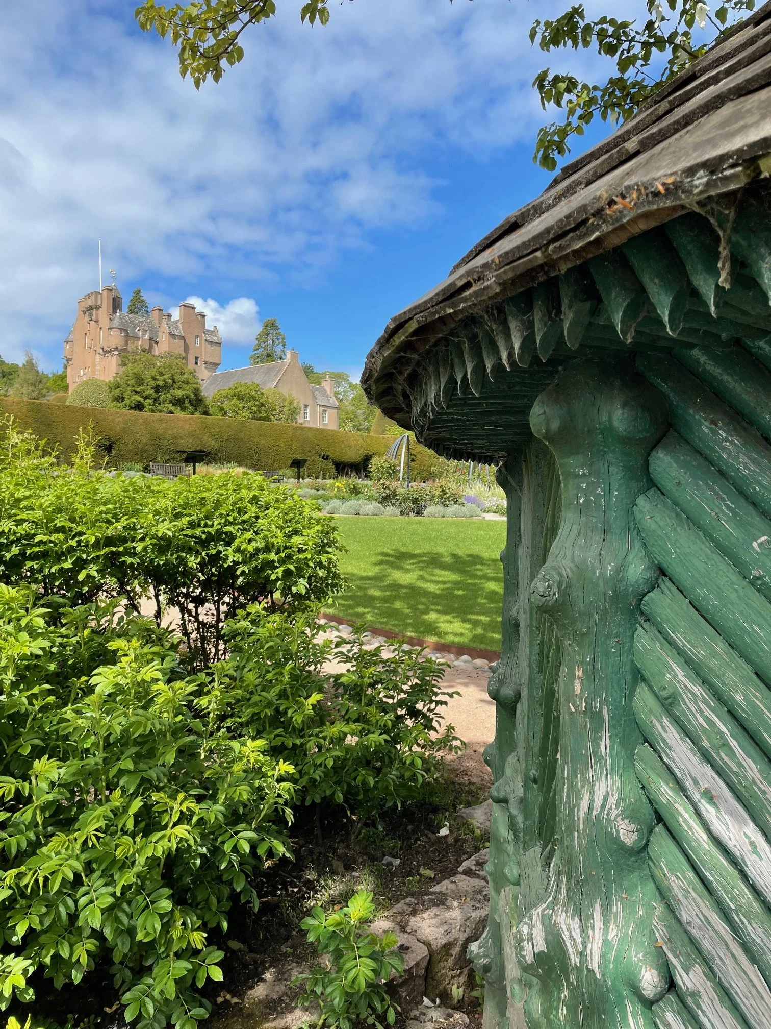 Rustic Summer House, Crathes Castle Walled Garden, Aberdeenshire