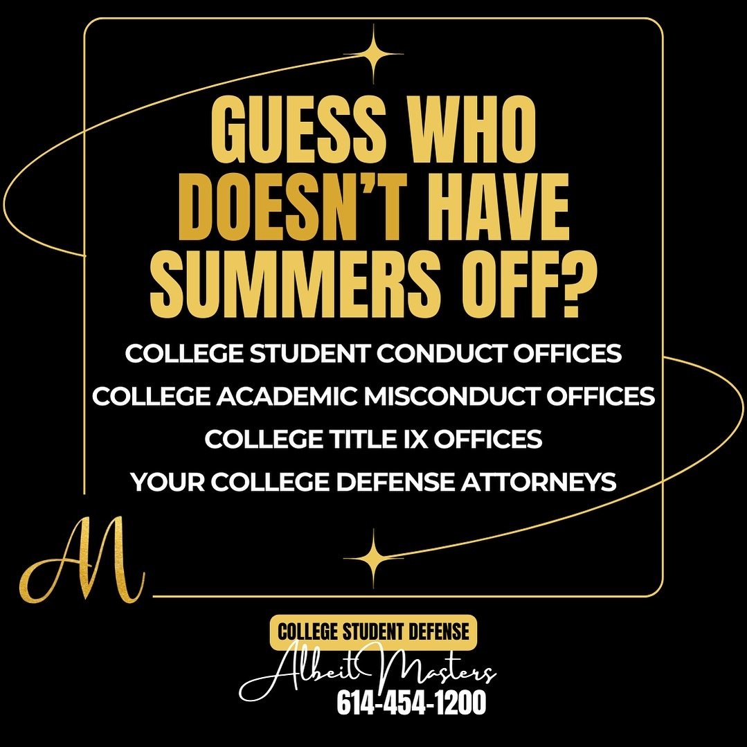 Yeah&hellip;. Think you&rsquo;re safe because the year is over? No rest for investigators, hearing officers, nor your friendly student defense attorneys @albeitmastersllc! 
🤓🧑&zwj;⚖️

#studentdefense #collegestudentdefense #college #collegemishaps 