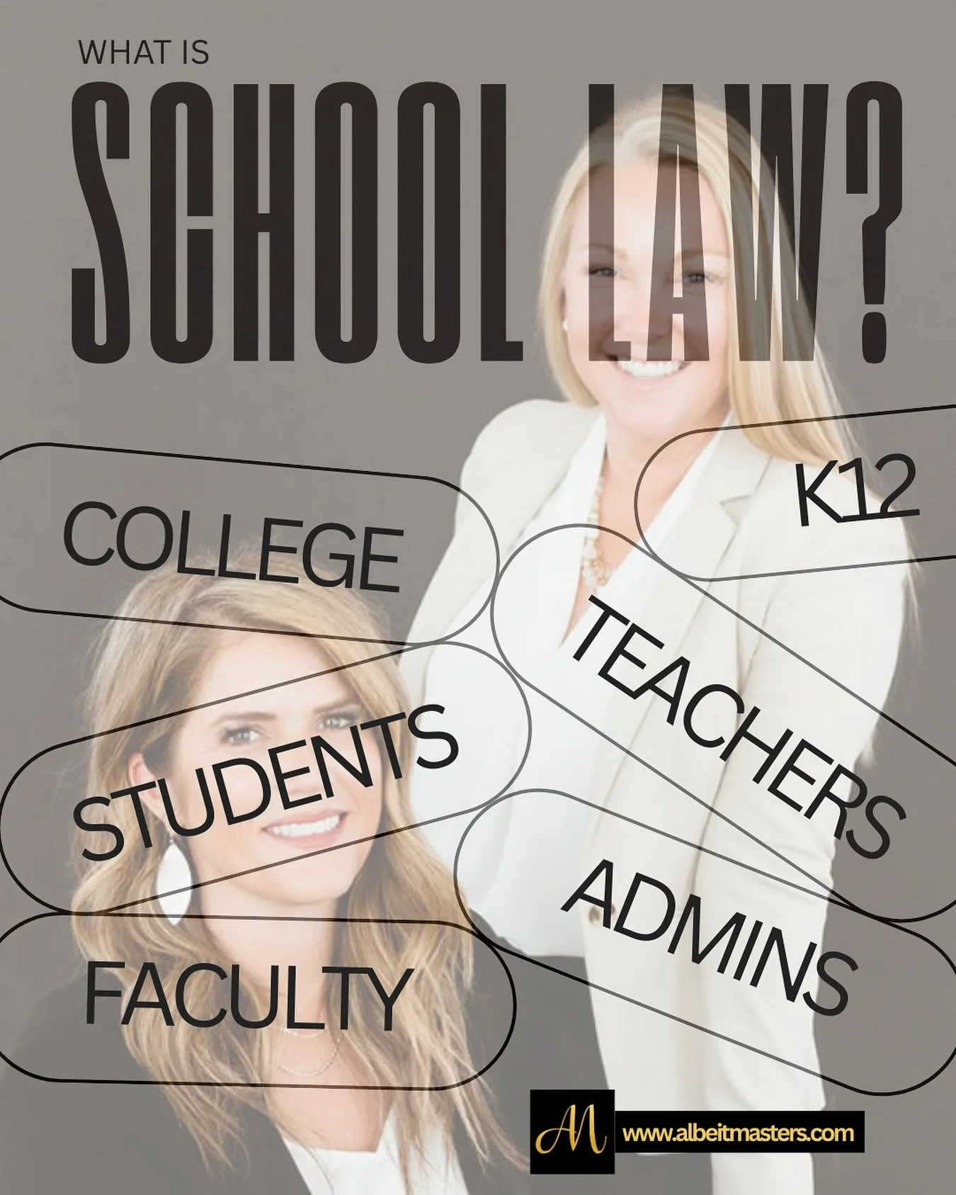 📚✏️IT&rsquo;S HAPPENING! School is BACK! Which means, we&rsquo;re BACK in session! 

Students | Parents | Educators 

School Law Attorneys DO Exist. 

#schoollaw #albeitmasters #educationattorney #studentdefense #teacherdefense