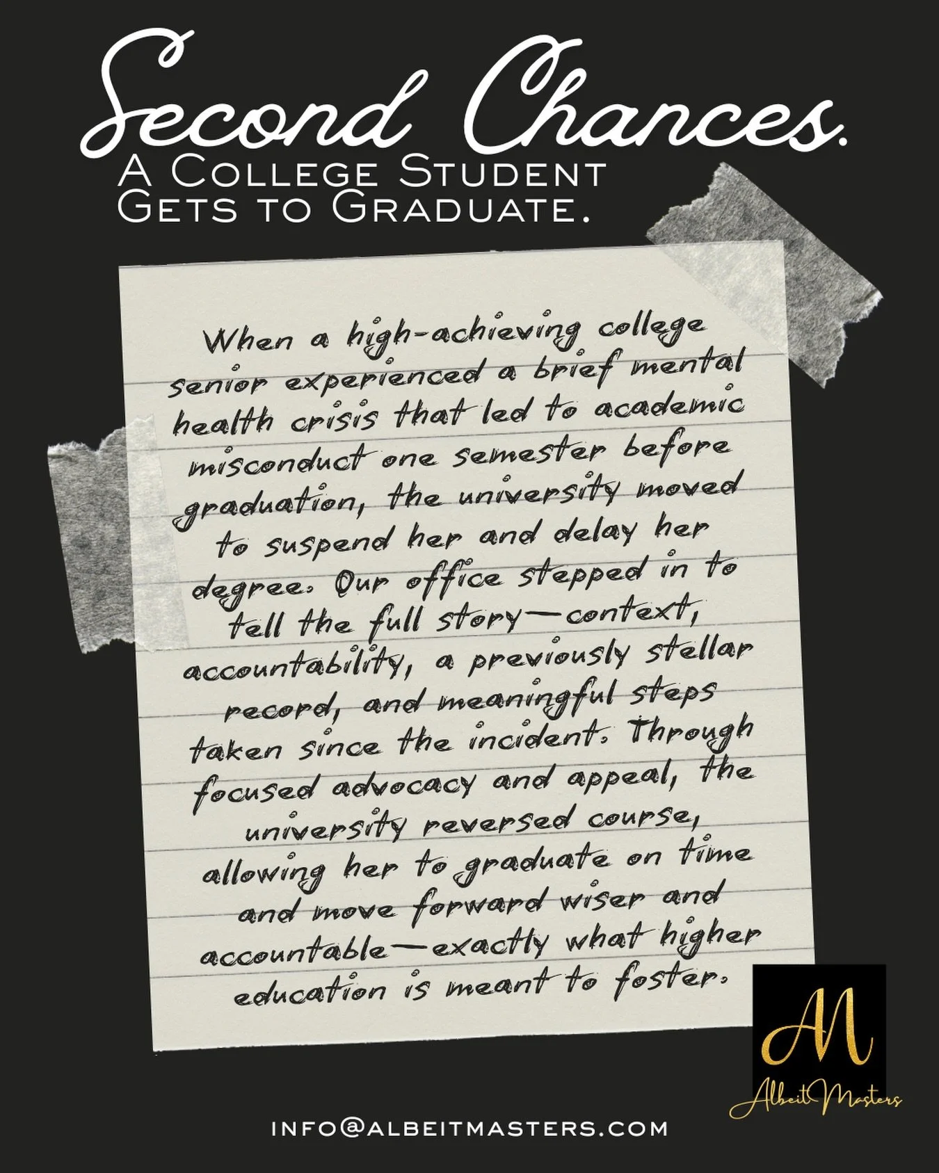 From graduating, to not graduating, to graduating. Can we really make a difference? YES. 

#college #student #advocacy #graduation #collegesenior