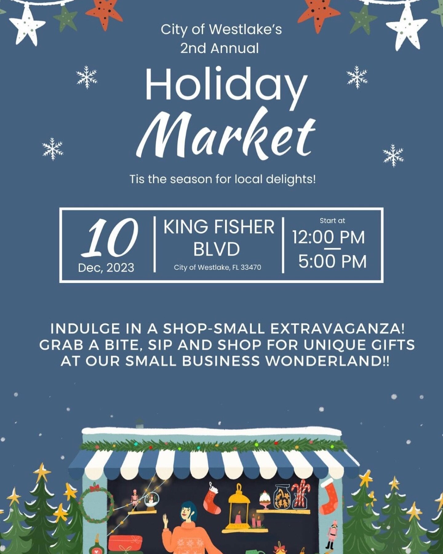 Hi All 💫 BodyFit by SJ is thrilled to be part of this year's Holiday Market in Westlake! Join us and discover the fantastic services we offer to the community.

Don't miss the chance to win a week of THEEE FREE sessions by participating in our calor