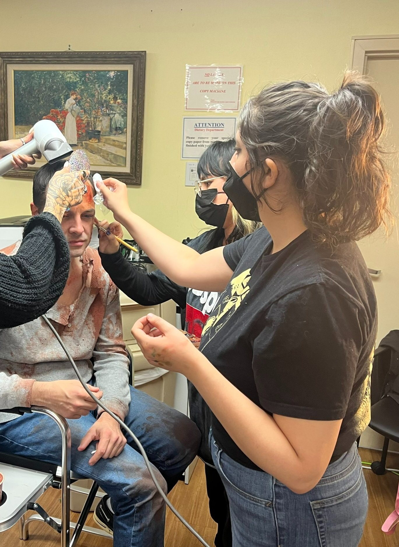 Special effects makeup team, team leadership