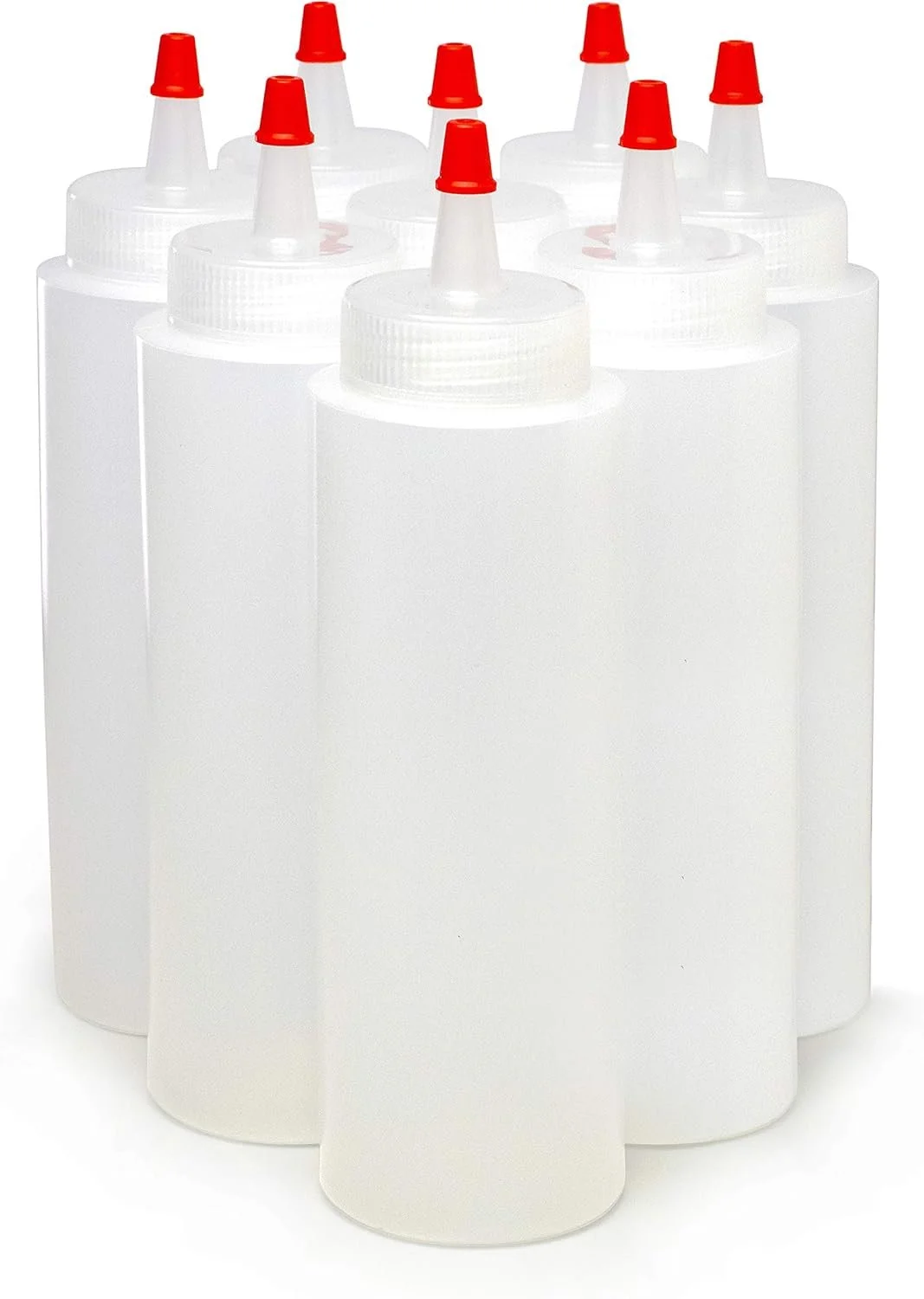 Plastic Squeeze Bottles - 8-oz / Pack of 8