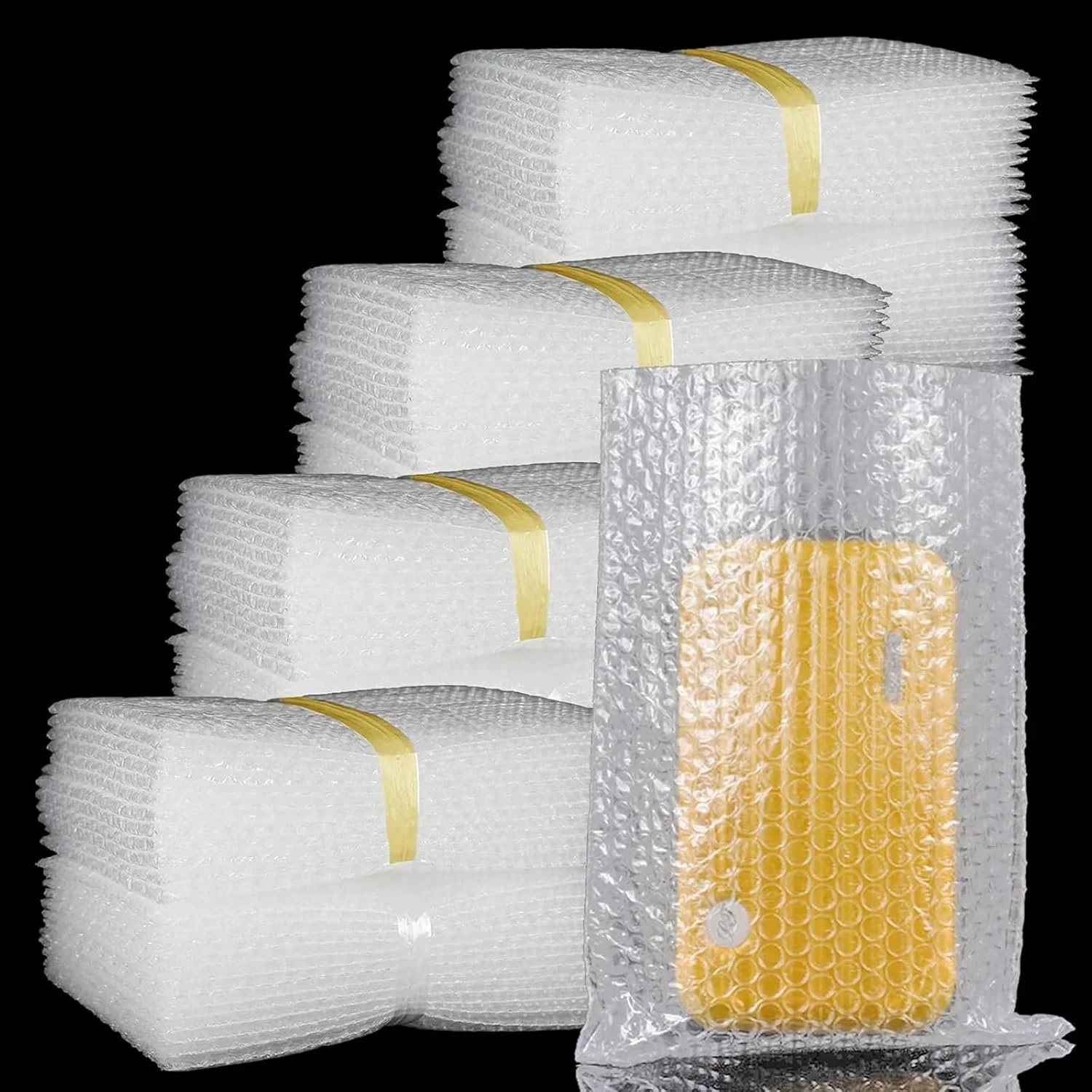 Clear Bubble Wrap Bags - 200 Pcs / 6x8