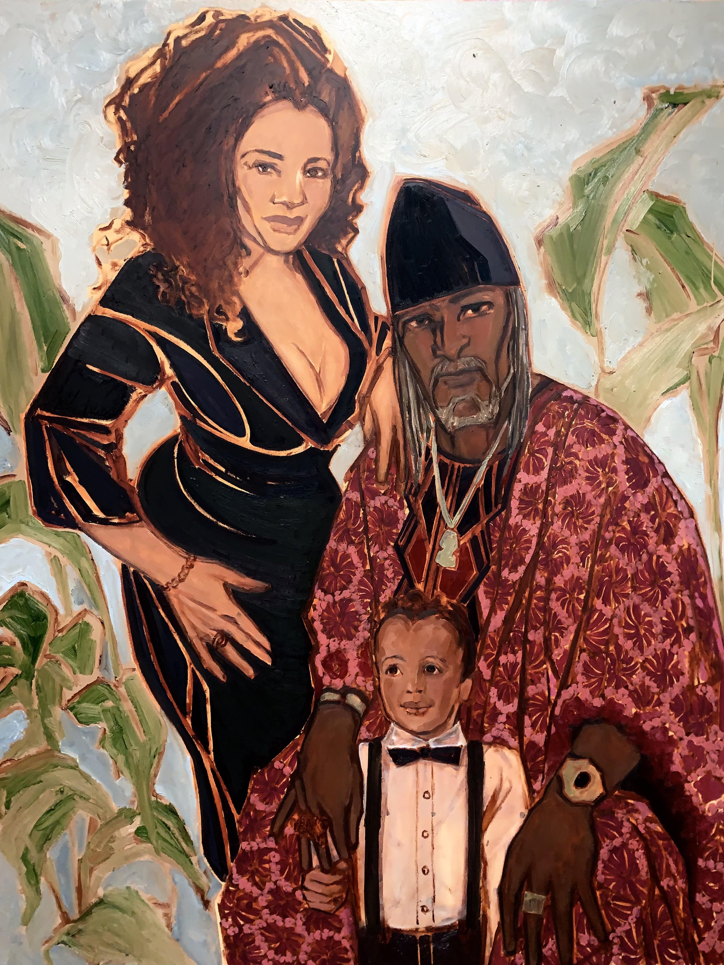 Three Generations | Oil on Canvas | 60 X 48| 2022