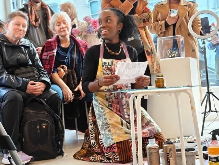 At the end of 2025, as I was thinking about my hopes and dreams for 2026, I never imagined I&rsquo;d have the opportunity to do a live painting.

Feeling incredibly blessed and grateful 🤍

&ldquo;exceedingly abundantly above all that I  could ask or