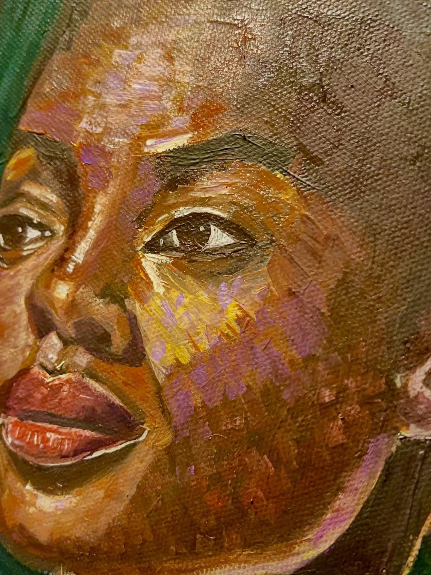 A closer look at the colours that bring skin to life 
Layer by layer, tone by tone&hellip; building depth, warmth, and story through texture. 
#ArtProcess #WorkInProgress #PaintingDetails #CreativeProcess