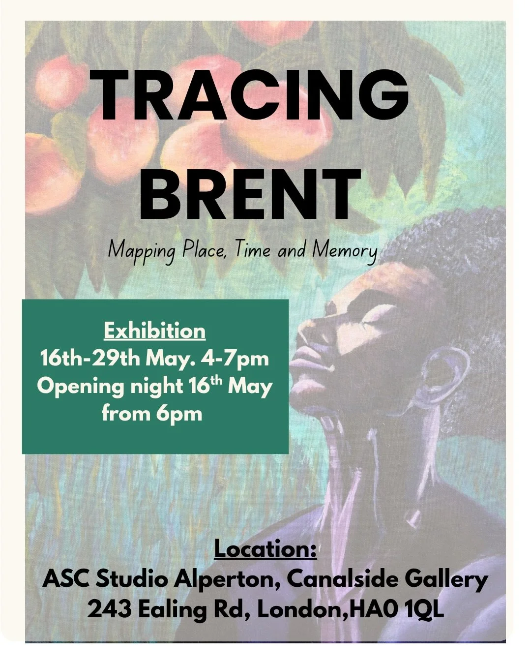 Honoured to be part of TRACING BRENT | Mapping Place, Time, and Memory, an exhibition celebrating the creativity, stories, and lived experiences woven throughout the borough. ✨

This piece reflects my ongoing exploration of hope, identity, faith, and