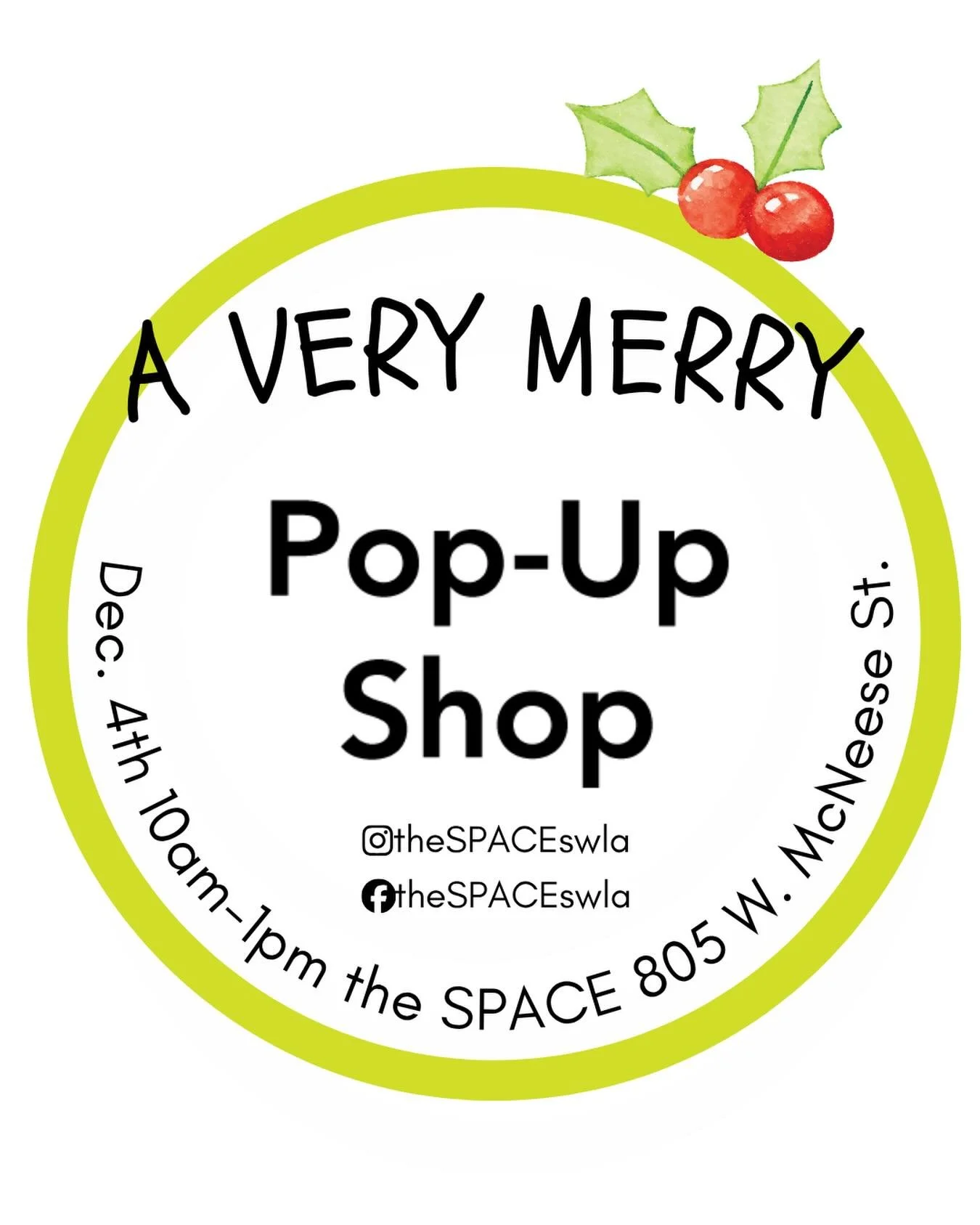 It&rsquo;s time for a Very Merry Pop-Up! 🎄🎁 

Join us Thursday December 4th! Come shop for ceramics, baked goods, enjoy some pizza and so much more! 

@piacere.pizza 
@wainwright.ceramics 
@fields.of.flour

If you, or someone you know, would like t