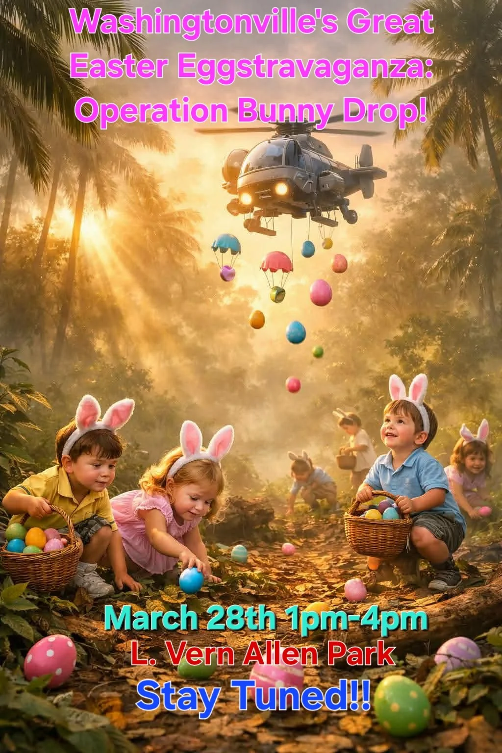 Washingtonville's Great Easter Eggstravaganza: Operation Bunny Drop!