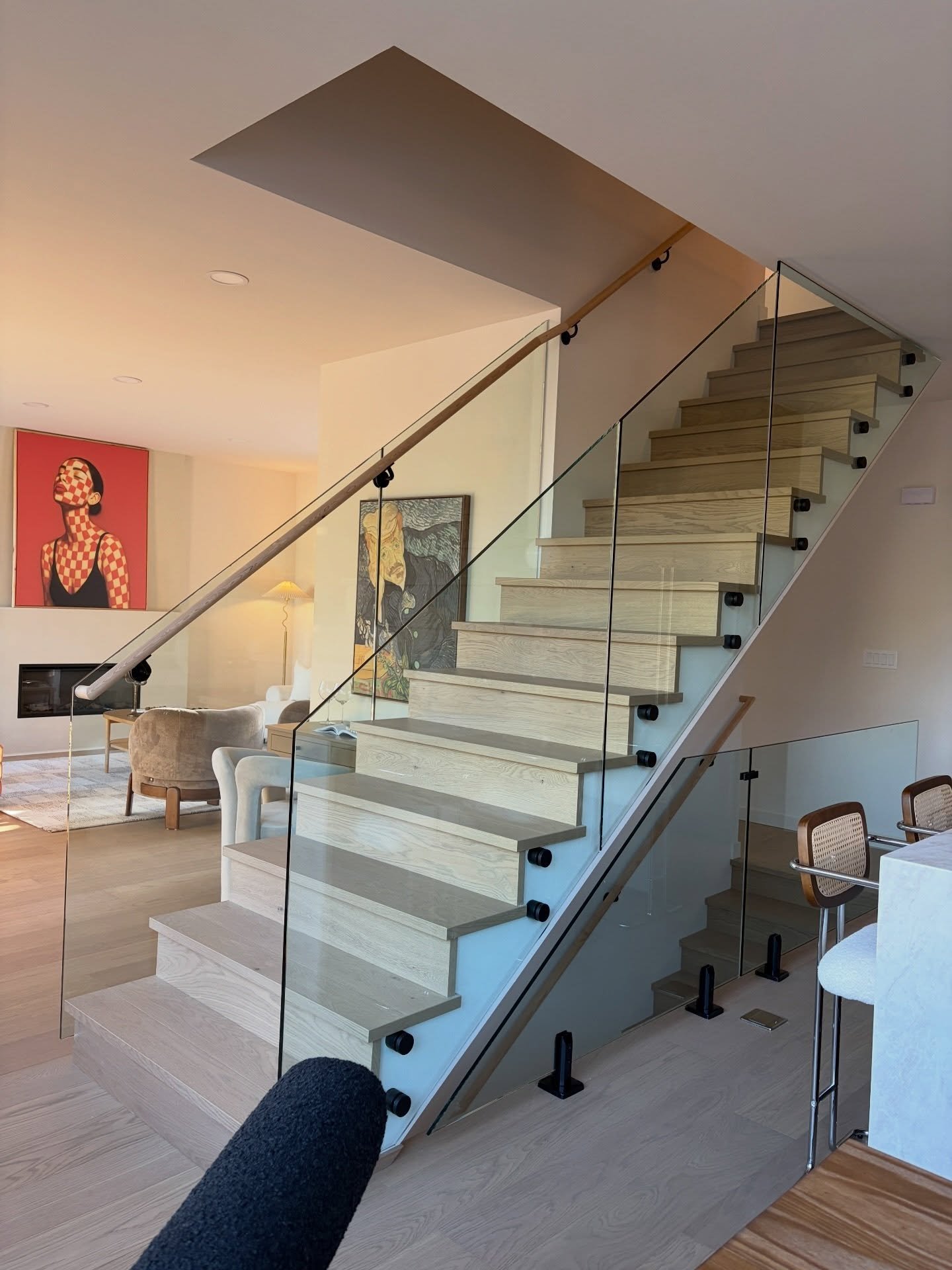 Custom glass Railings #GlassbyHuz #customglass