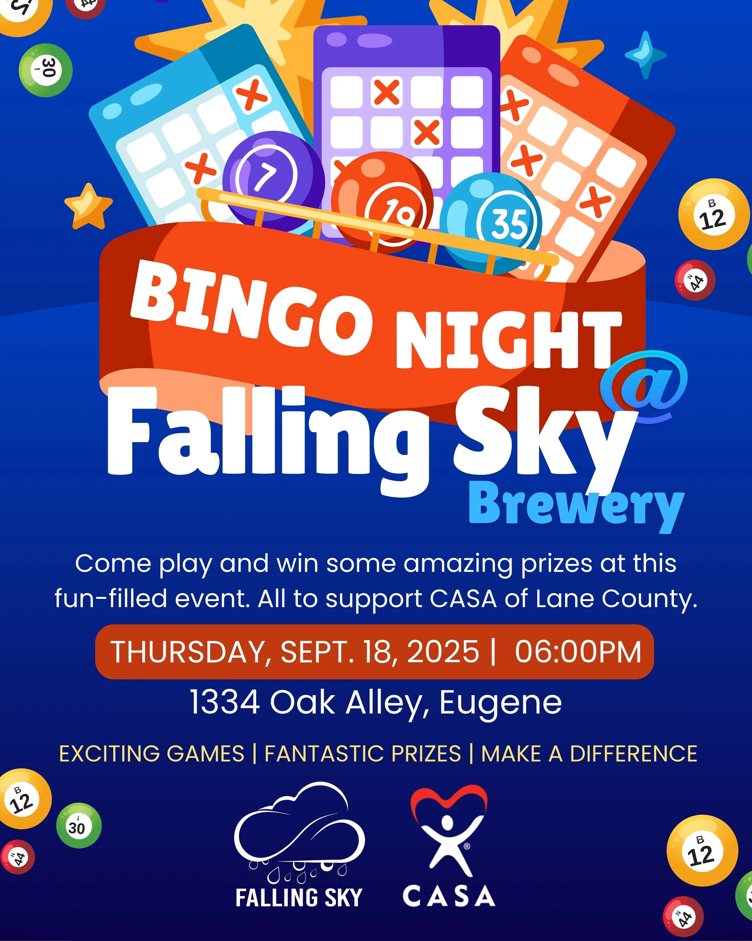 Bingo Night at Falling Sky Brewery