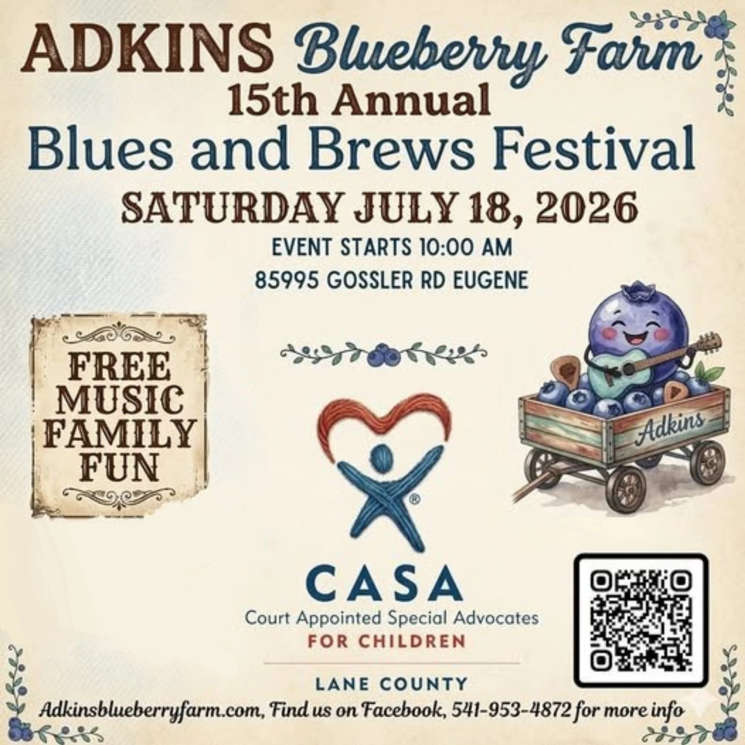 Blues & Brews at Adkins Blueberry Farm