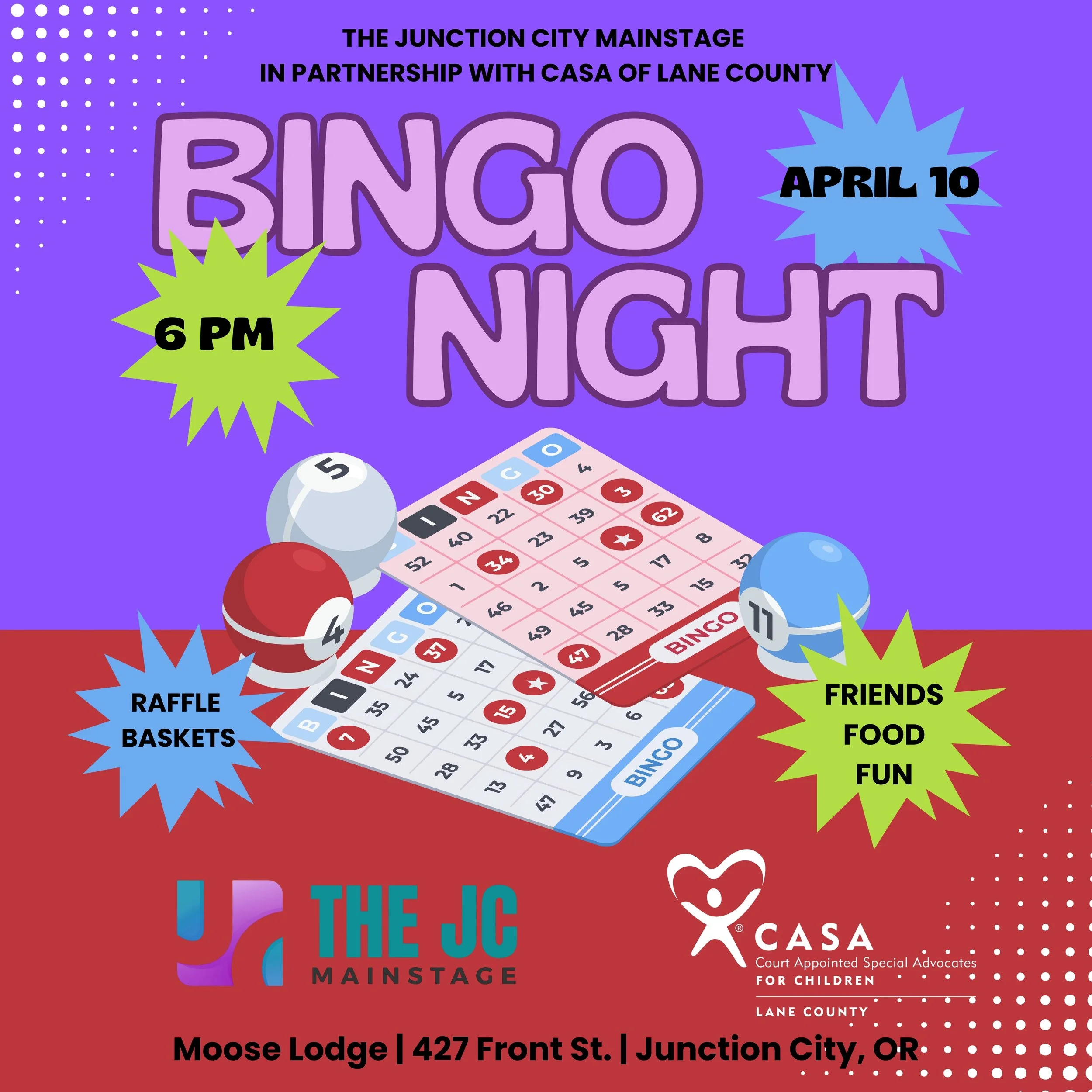 Community Night Bingo with JC Mainstage