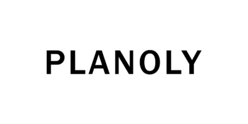 The word "PLANOLY" written in bold black letters on a white background.