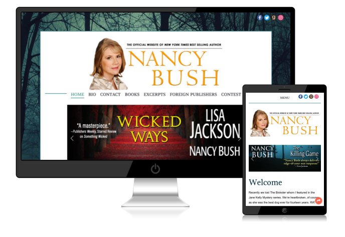New York Times Bestsellng author Nancy Bush