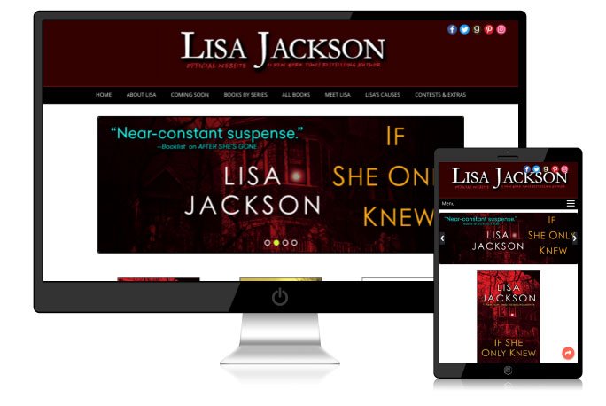 #1 New York Times Bestselling author Lisa Jackson