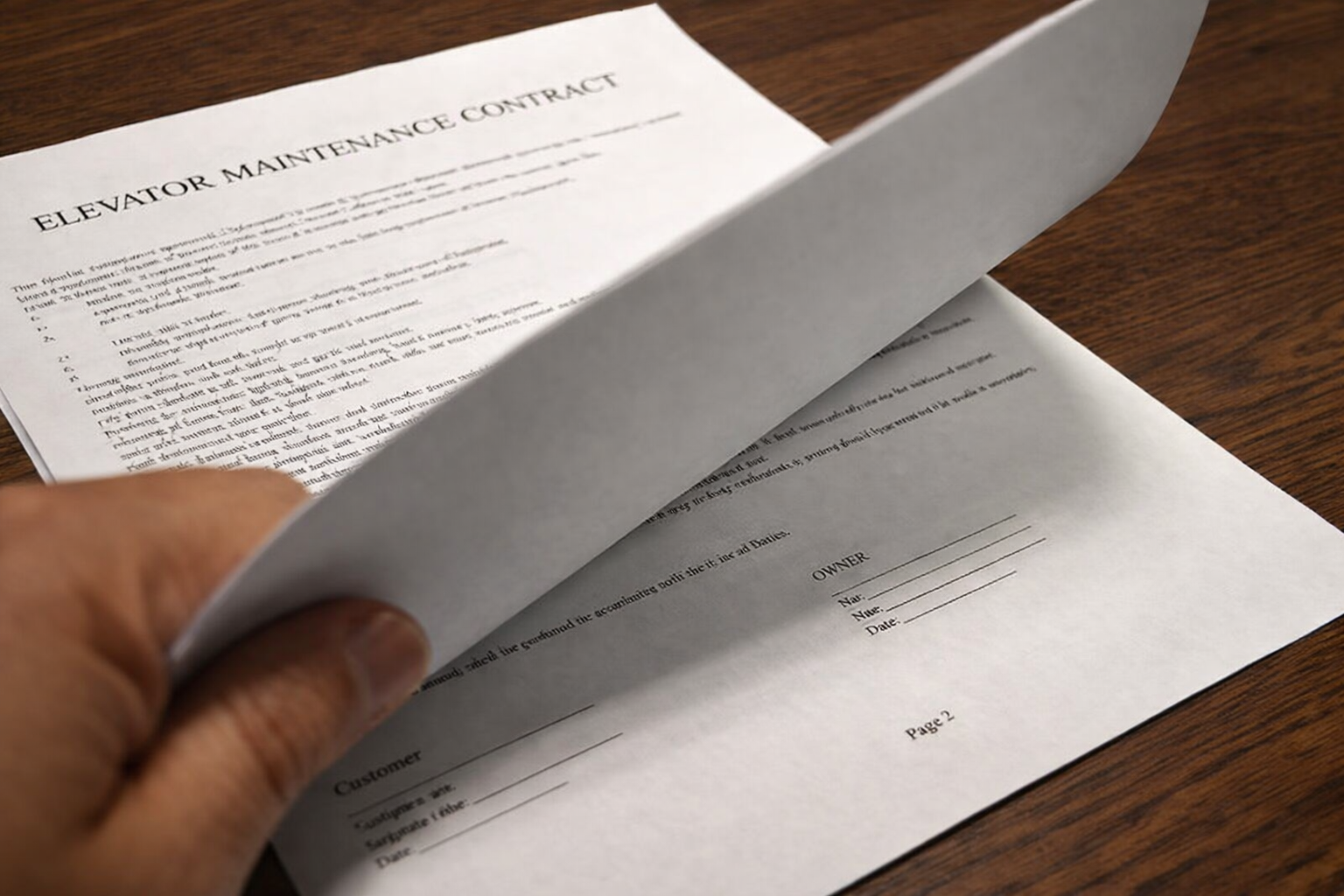 Building owners need to check out elevator maintenance contracts carefully.