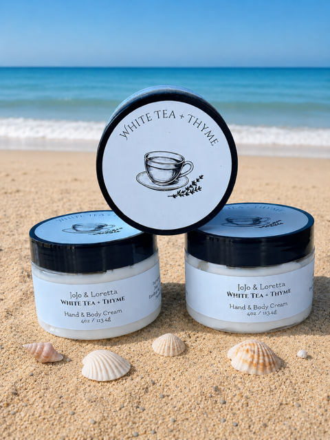 White Tea + Thyme Tallow Body Cream