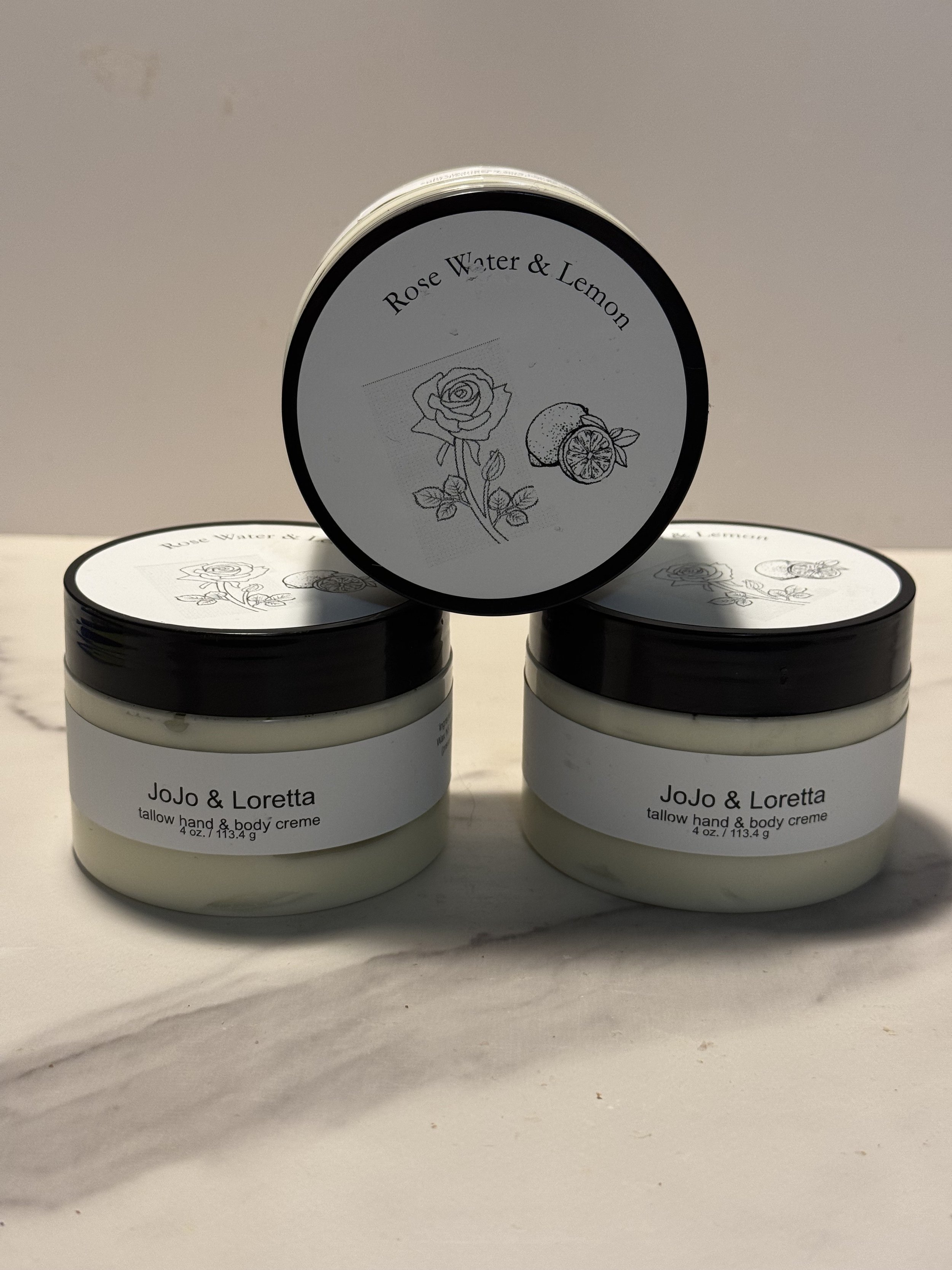 Rose Water & Lemon Cream