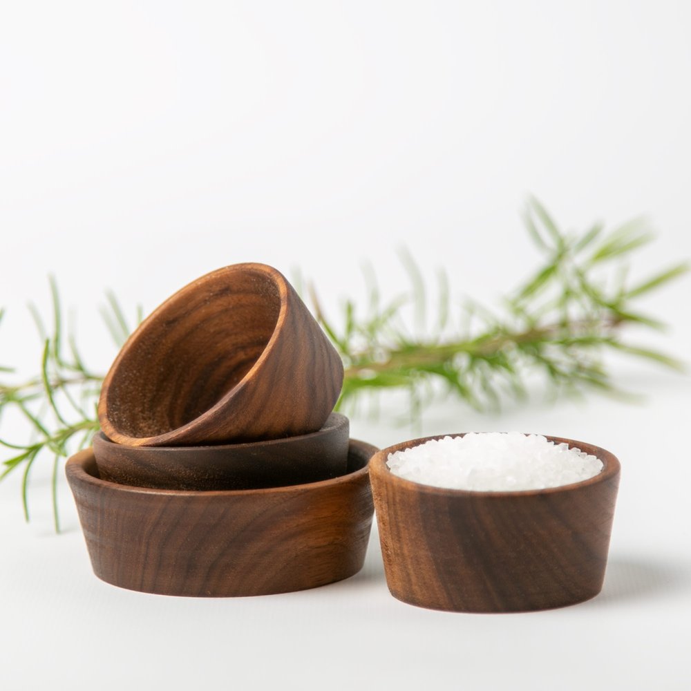 Hardwood Pinch Pots - Set of 2 — Raw Materials Design