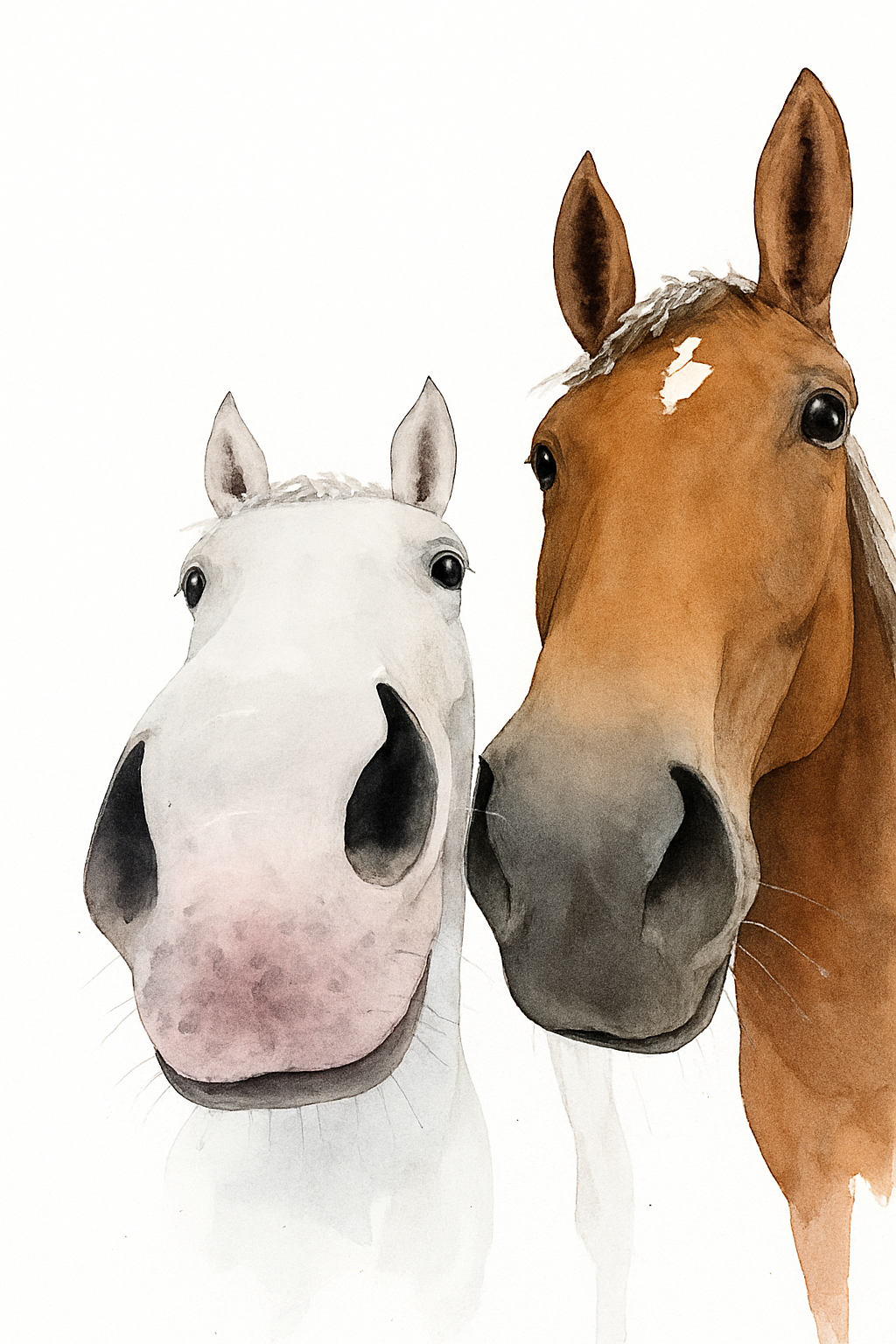 Ellie and Gus watercolor