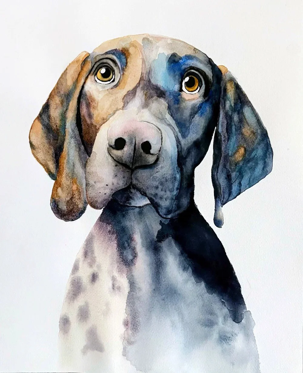 Hunter watercolor