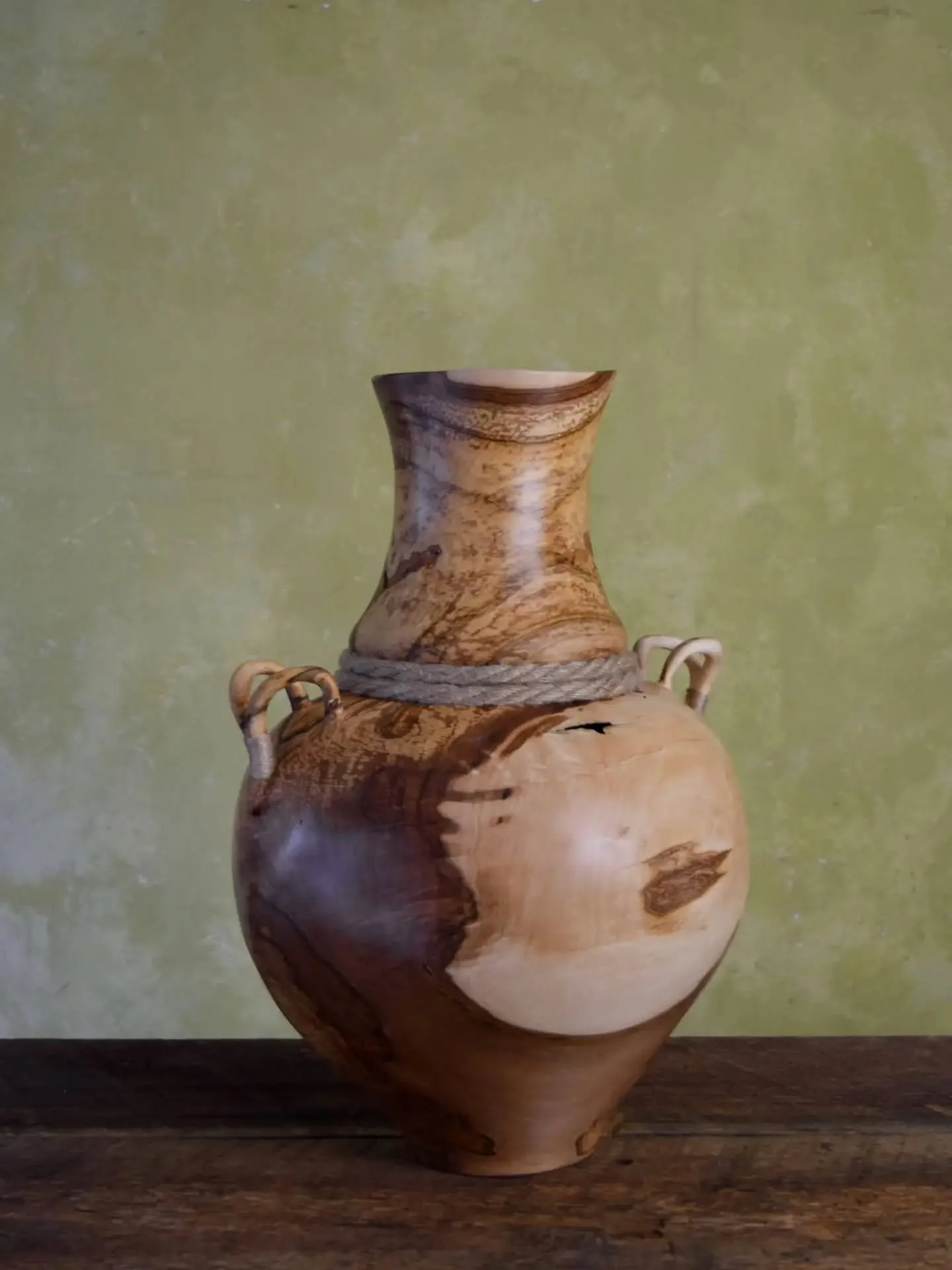 A couple stills of this new vessel which I still have given a title. I went about polishing it this weekend and am very pleased with the sheen. It glows but still looks like wood which is what I was after. Truly can't wait to show this next weekend a