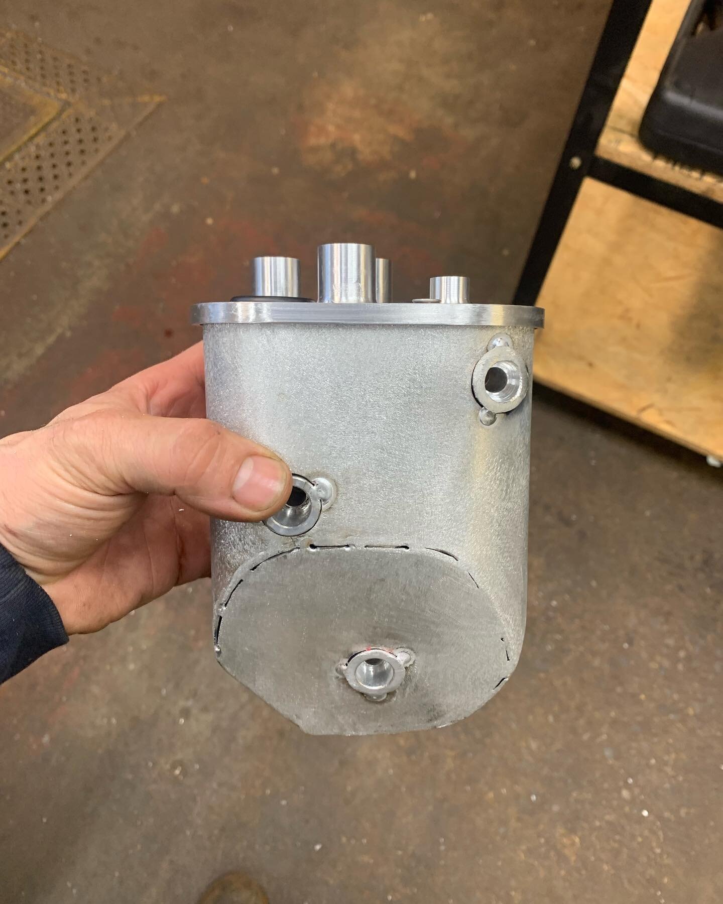 Crank case breather box in progress. More to come.