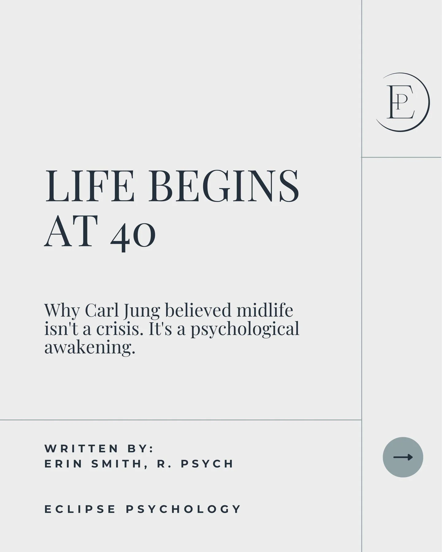 Carl Jung wasn't suggesting that everything before midlife doesn't matter.

He was pointing to something many people experience but rarely talk about: The moment when achievement, productivity, and external success stop answering life's deeper questi