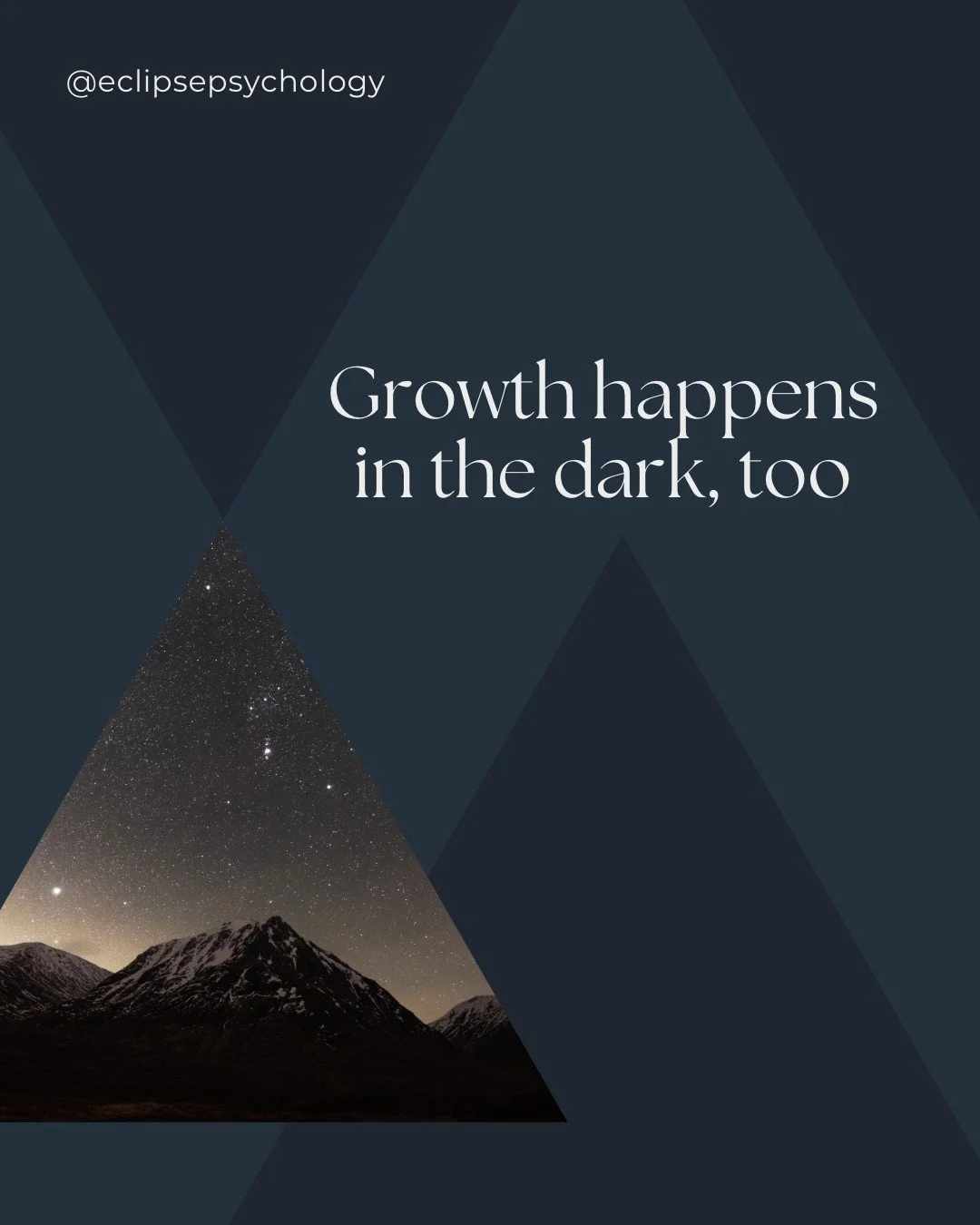 Not all growth is visible.

Some of the most meaningful changes happen quietly&mdash;in moments of reflection, courage, grief, healing, and self-discovery. ✨

As we celebrate four years of Eclipse Psychology, we're reminded that transformation doesn'