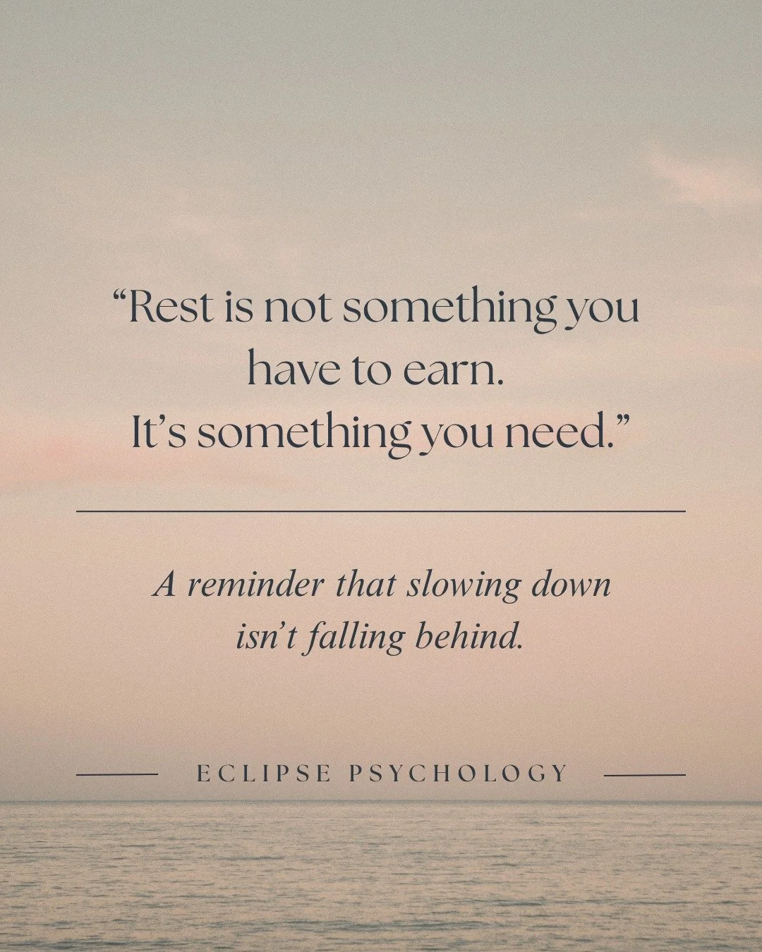 Rest is part of taking care of yourself. You don&rsquo;t have to earn it, justify it, or wait until everything is done.

A little reminder that slowing down isn&rsquo;t falling behind. 🤍

📍Calgary &amp; Virtual Across Alberta
🔗 Link in bio to read