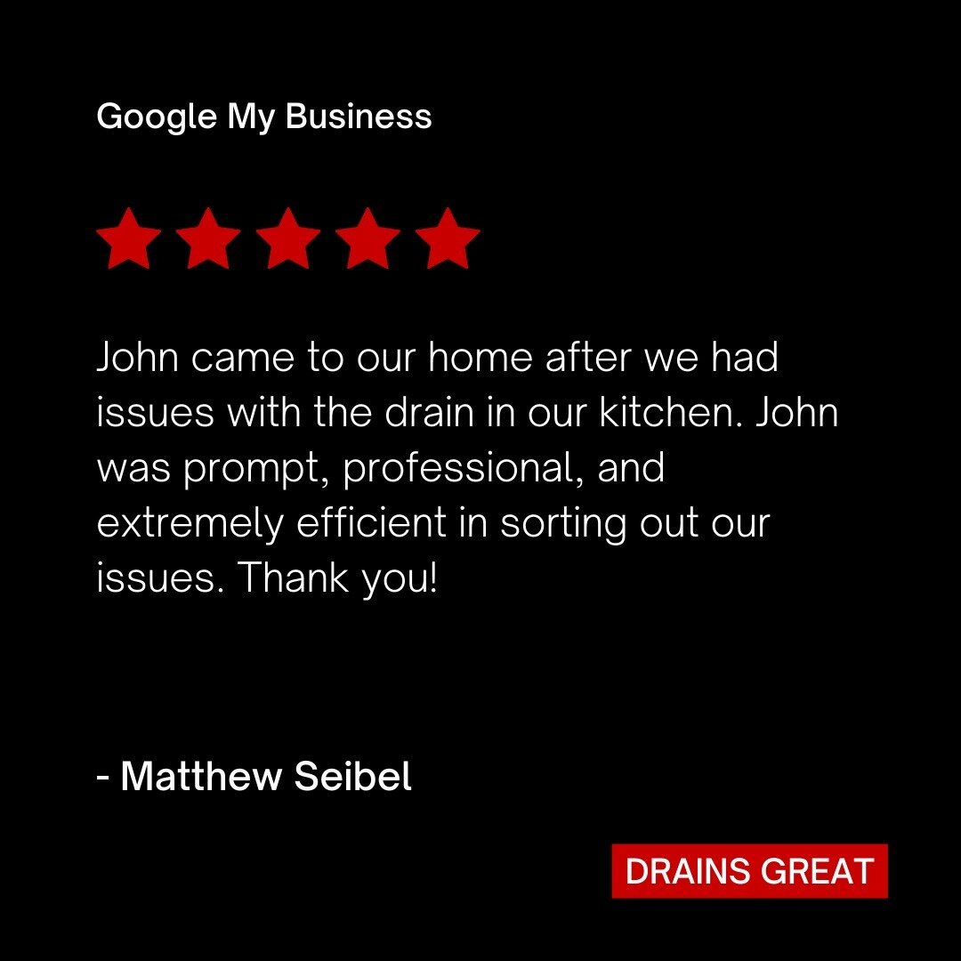 Another happy customer! Thanks for the kind words, Matt. 😊 

#clientreview #plumbingservices #googlemybusiness