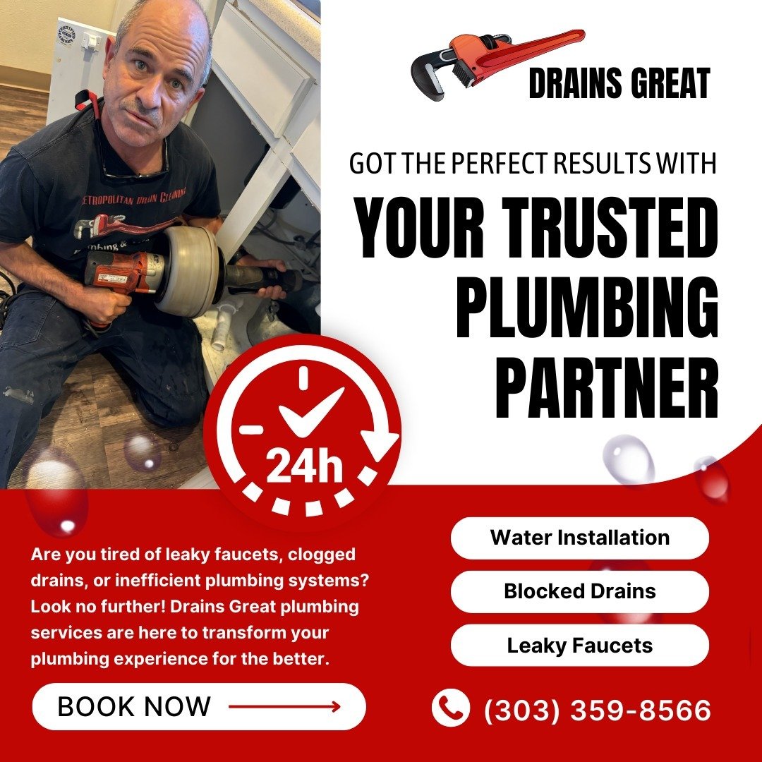 Leaky faucets got you down? Clogged drains driving you crazy? Don't let plumbing problems ruin your day! Drains Great is here to save the day with expert plumbing services. Say goodbye to drips, clogs, and plumbing nightmares. Your plumbing peace of