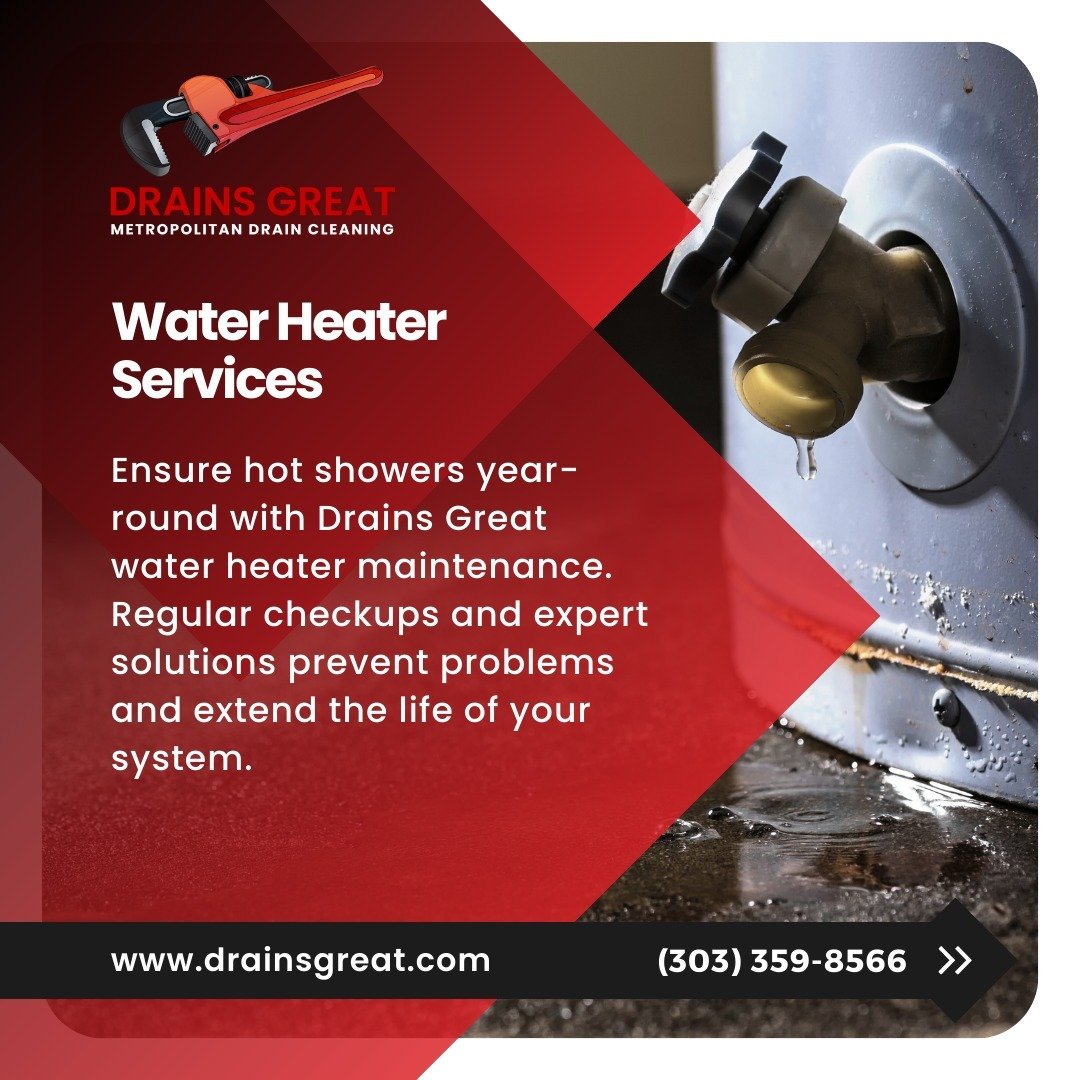 Maximize hot water with Drains Great maintenance. Prevent problems and extend system life with regular check-ups and preventative Drains Great solutions.
Give John a call (303) 359-8566
#plumbing