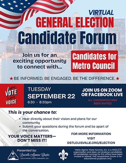 Metro Council Candidate Forum