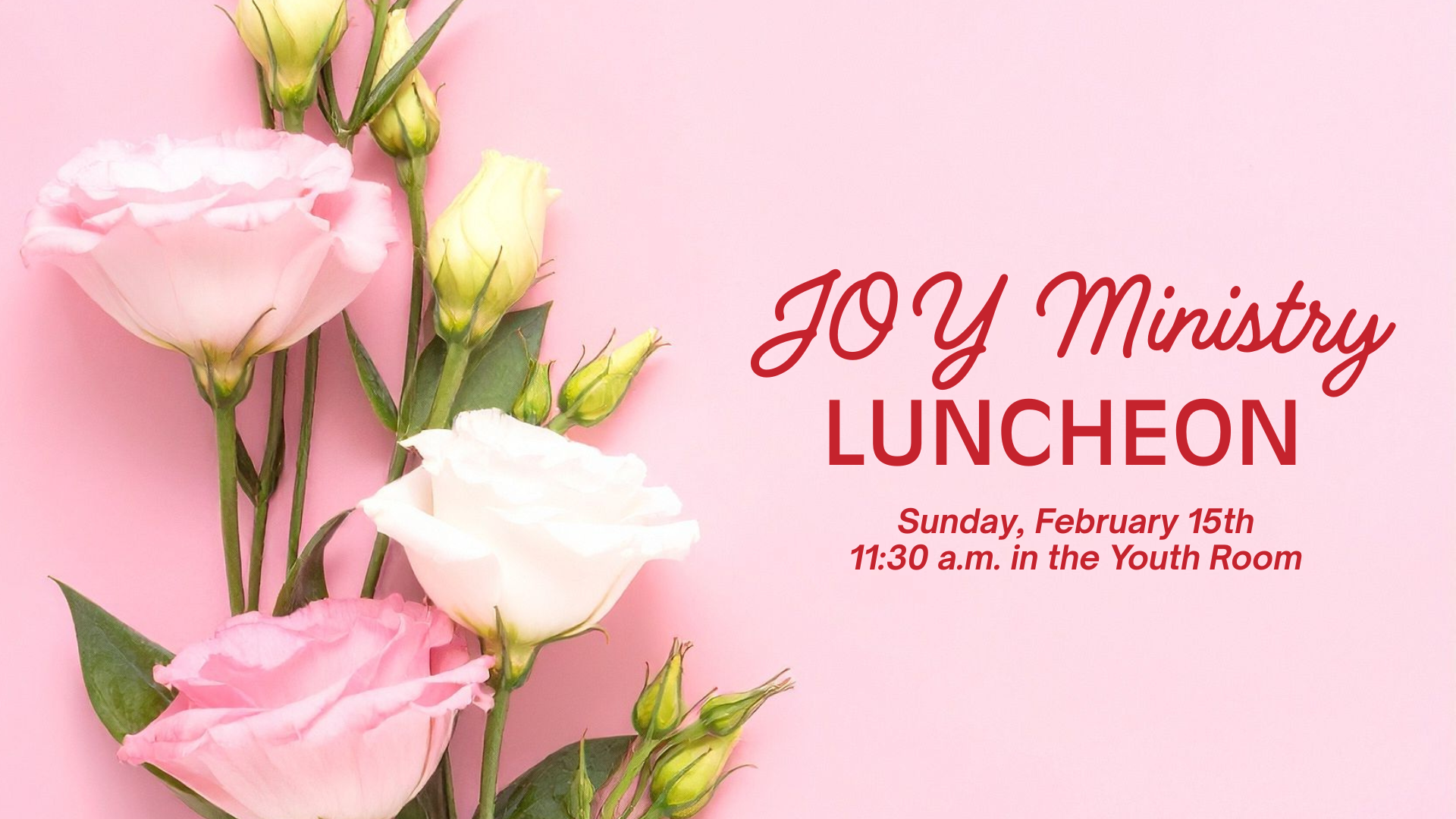 JOY Ministry Luncheon